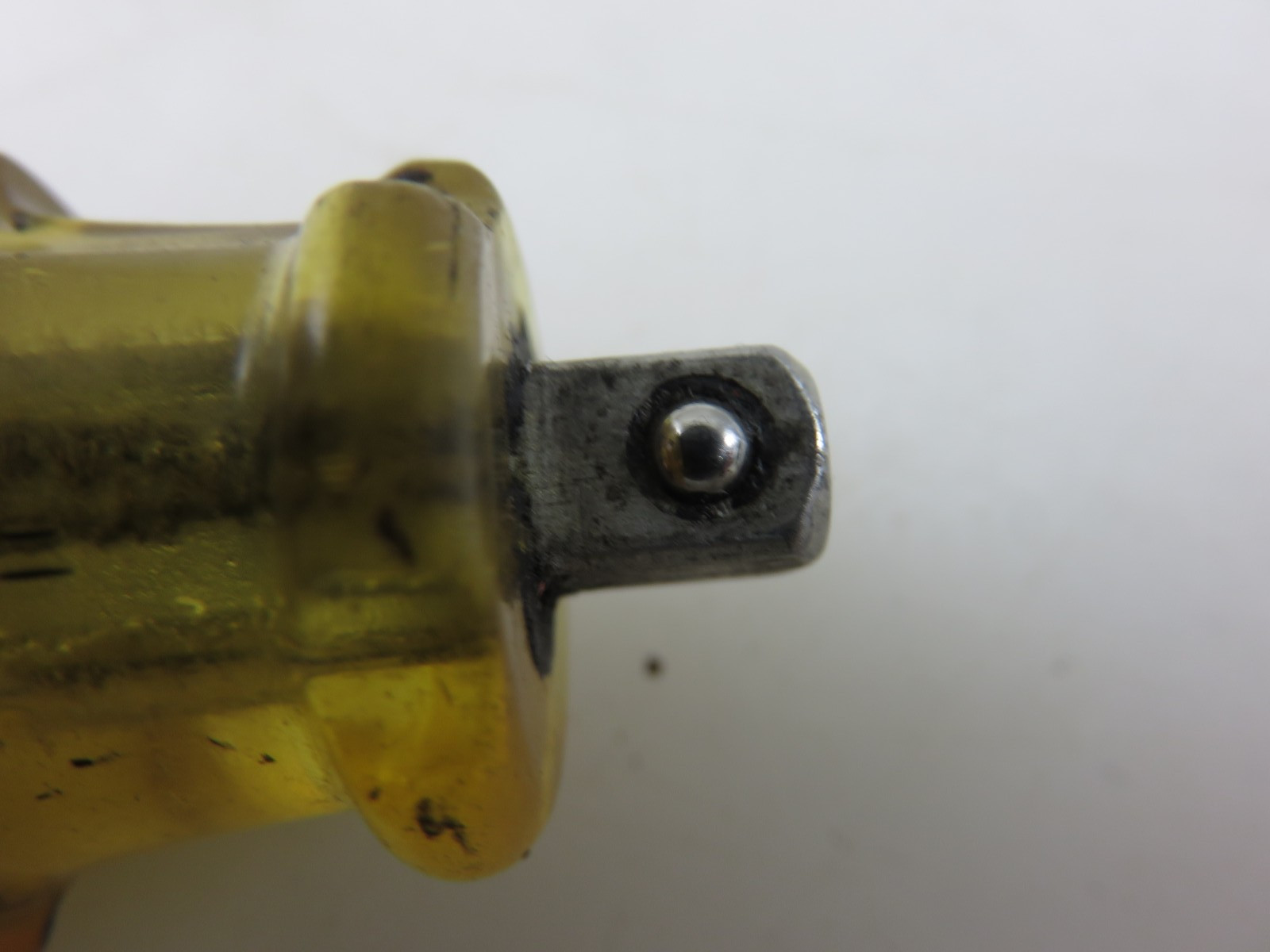 Proto 4767 Stubby Short 1/4″ Socket Shank Driver Yellow Handle Tool Vintage USA