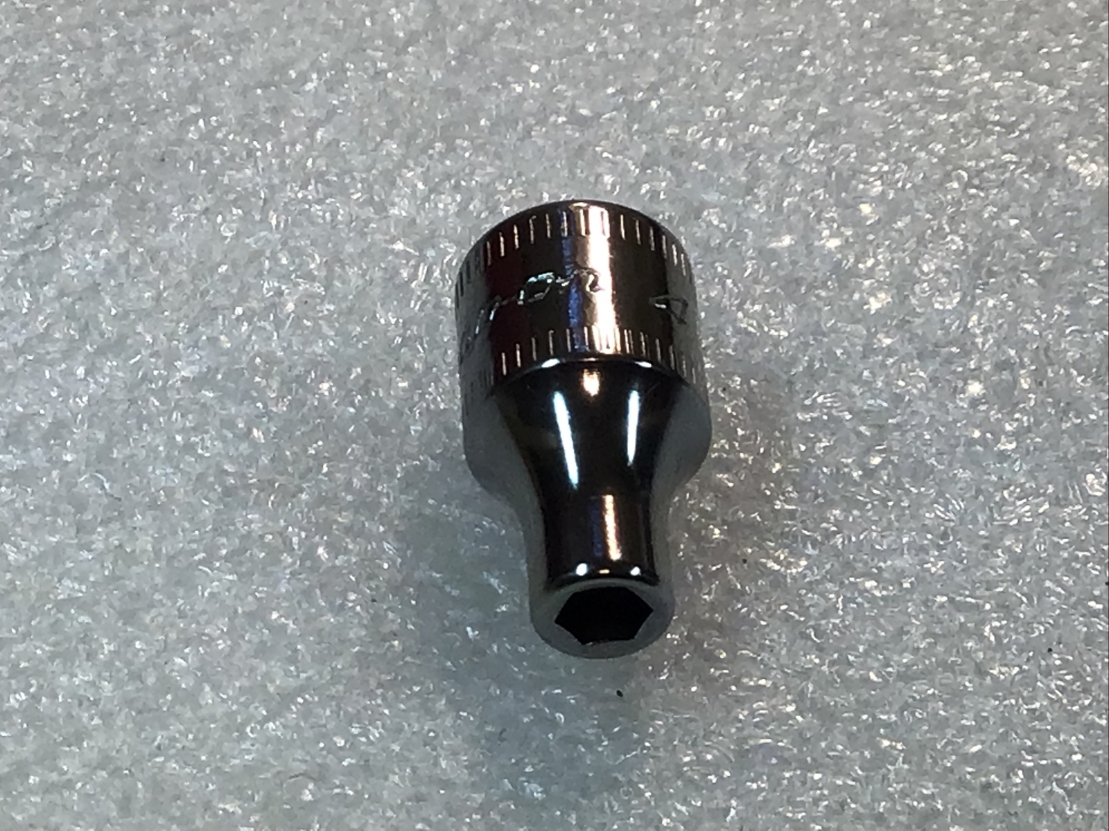 Snap On#TMM4 – 4mm, Chrome, Shallow, Socket, 1/4″ Dr., 6 Point,-USA-NEW-