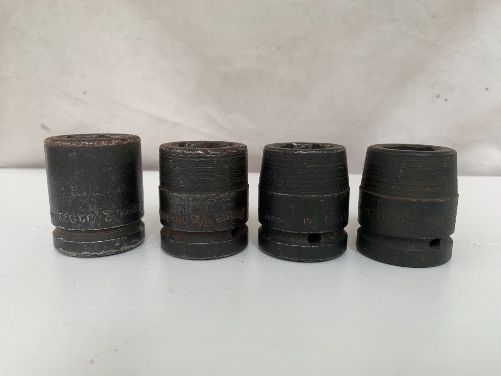 Snap-on 3/4″ Drive 16 Piece SAE 6-Point Shallow Impact Socket Set 9/16 – 1 1/2