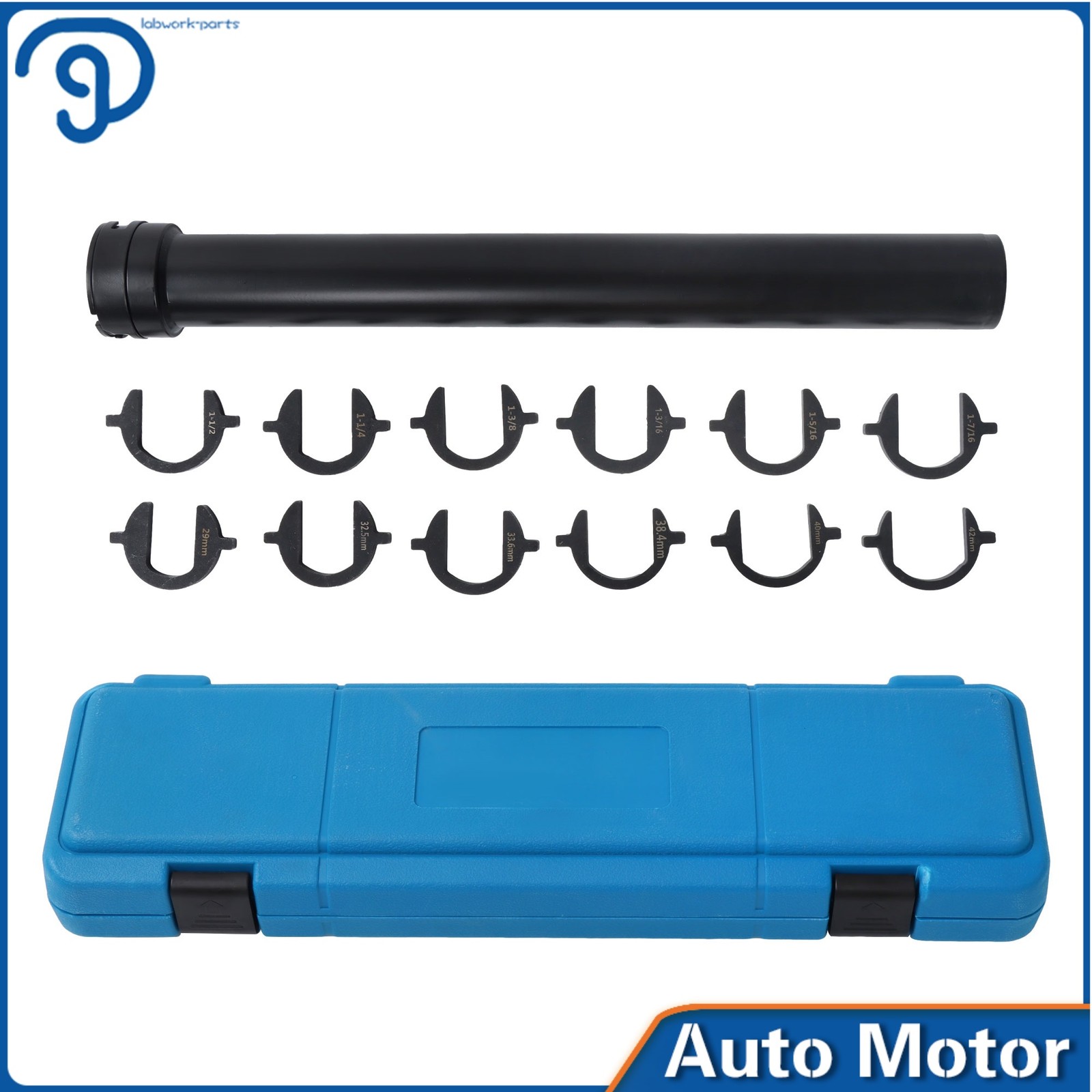 Inner Tie Rod Removal Installation Tool Set with 12 SAE & Metric Adaptors 13pc
