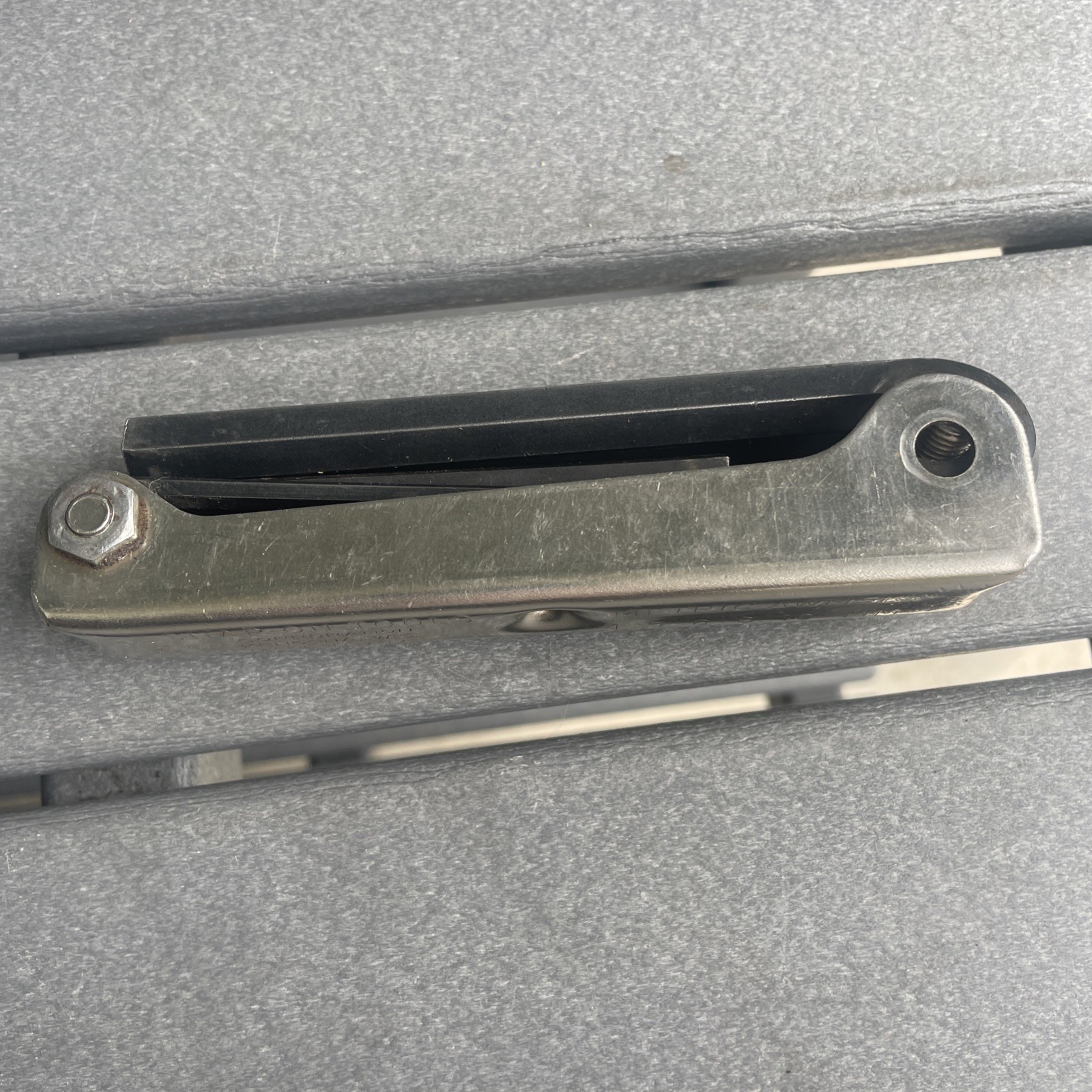 Snap On Tools AWM5K Folding Hex Allen Wrench Set Metric 4mm-10mm