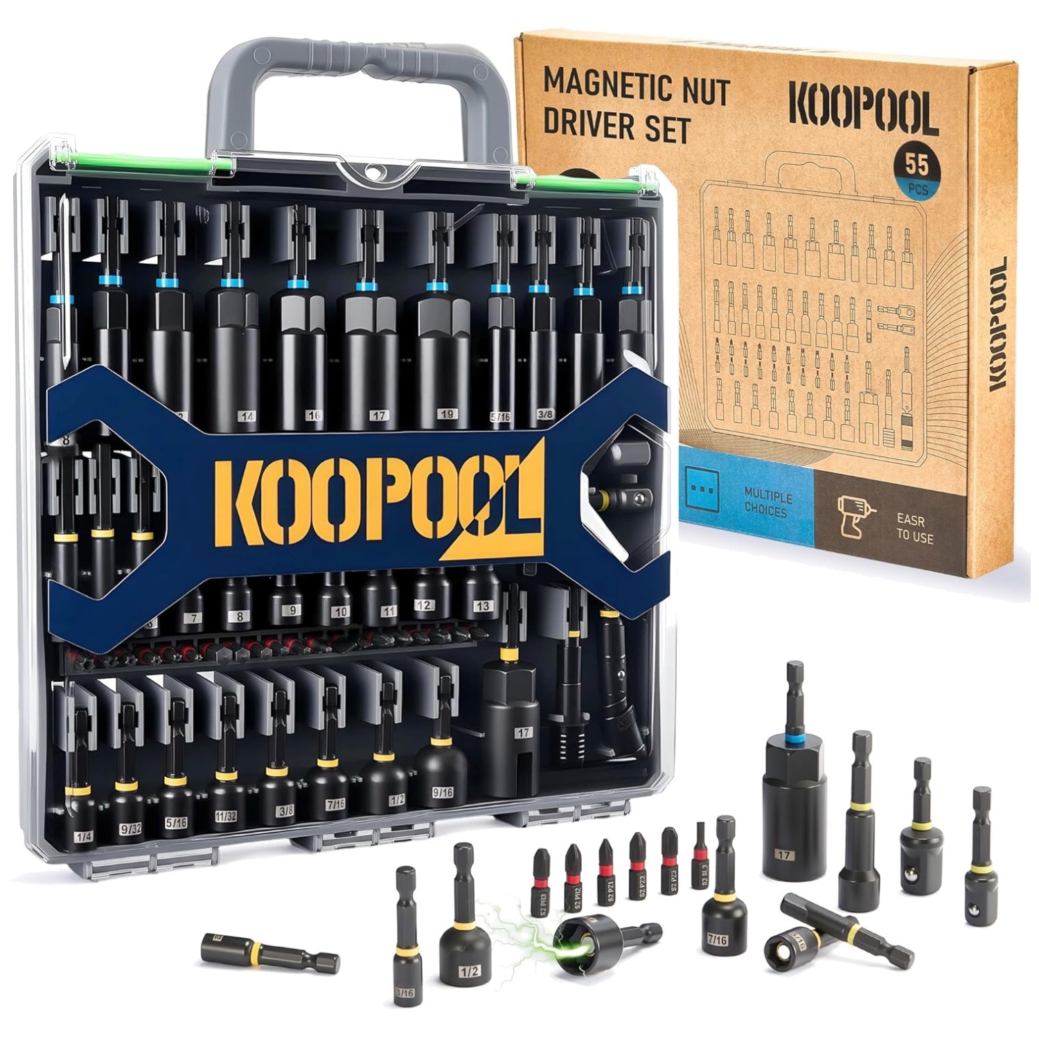 Magnetic Socket Set for Impact Driver & Drill