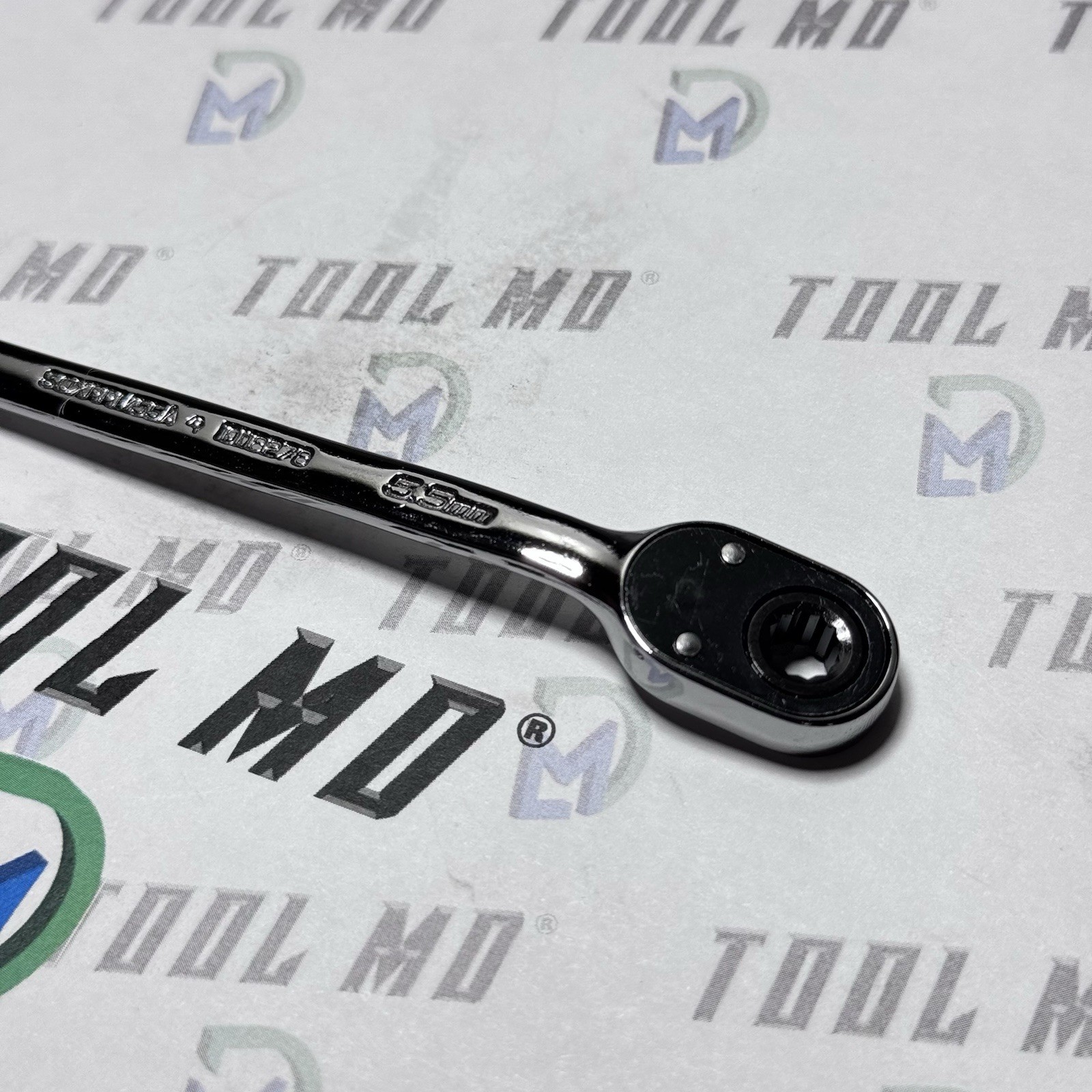 Snap-on Tools USA NEW 5.5mm Metric Reversible Ratcheting Combo Wrench SOXRRM55A