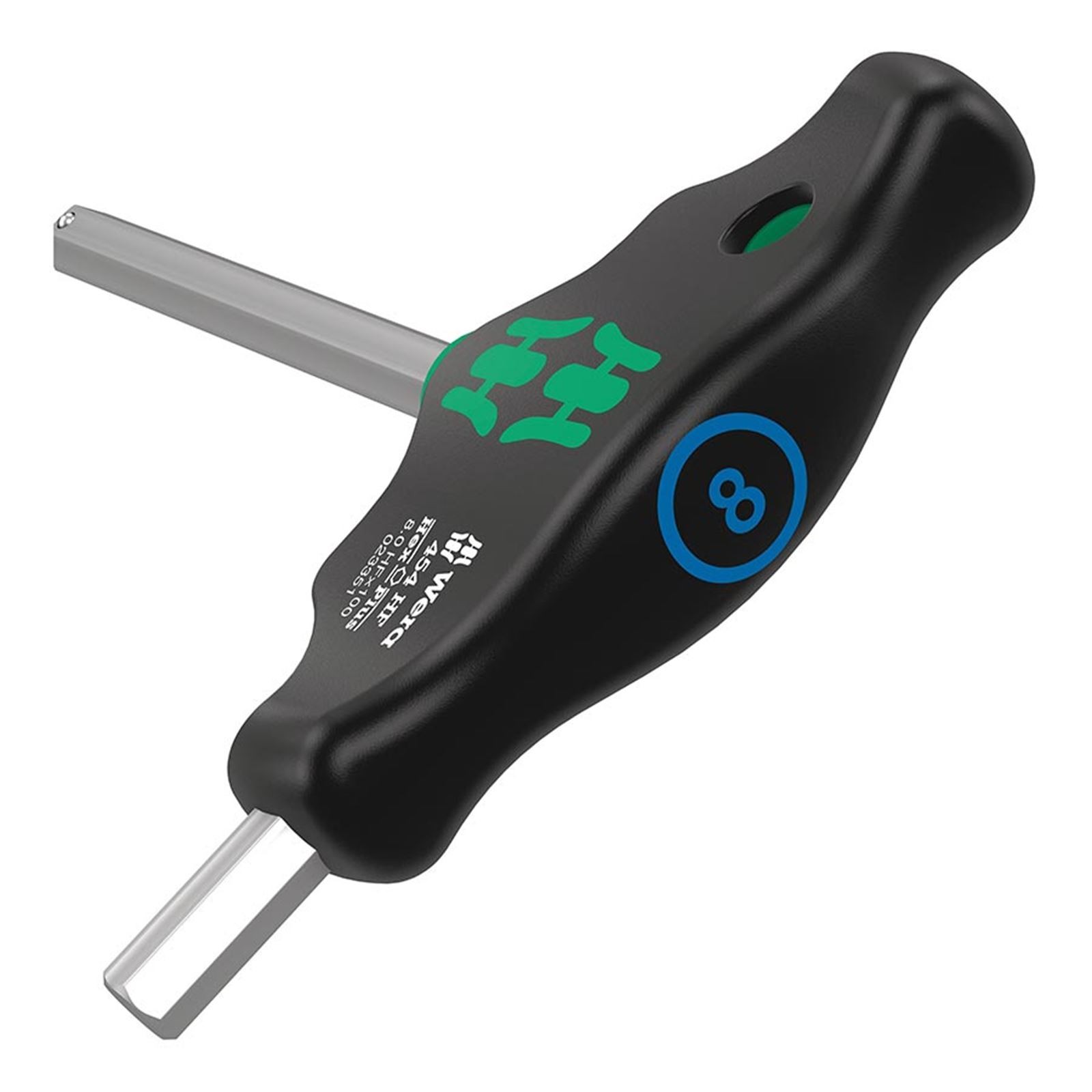 Wera 454 T-handle Hex-Plus Hex Wrench Hex 8.0 x200mm HF Metric 05023353001