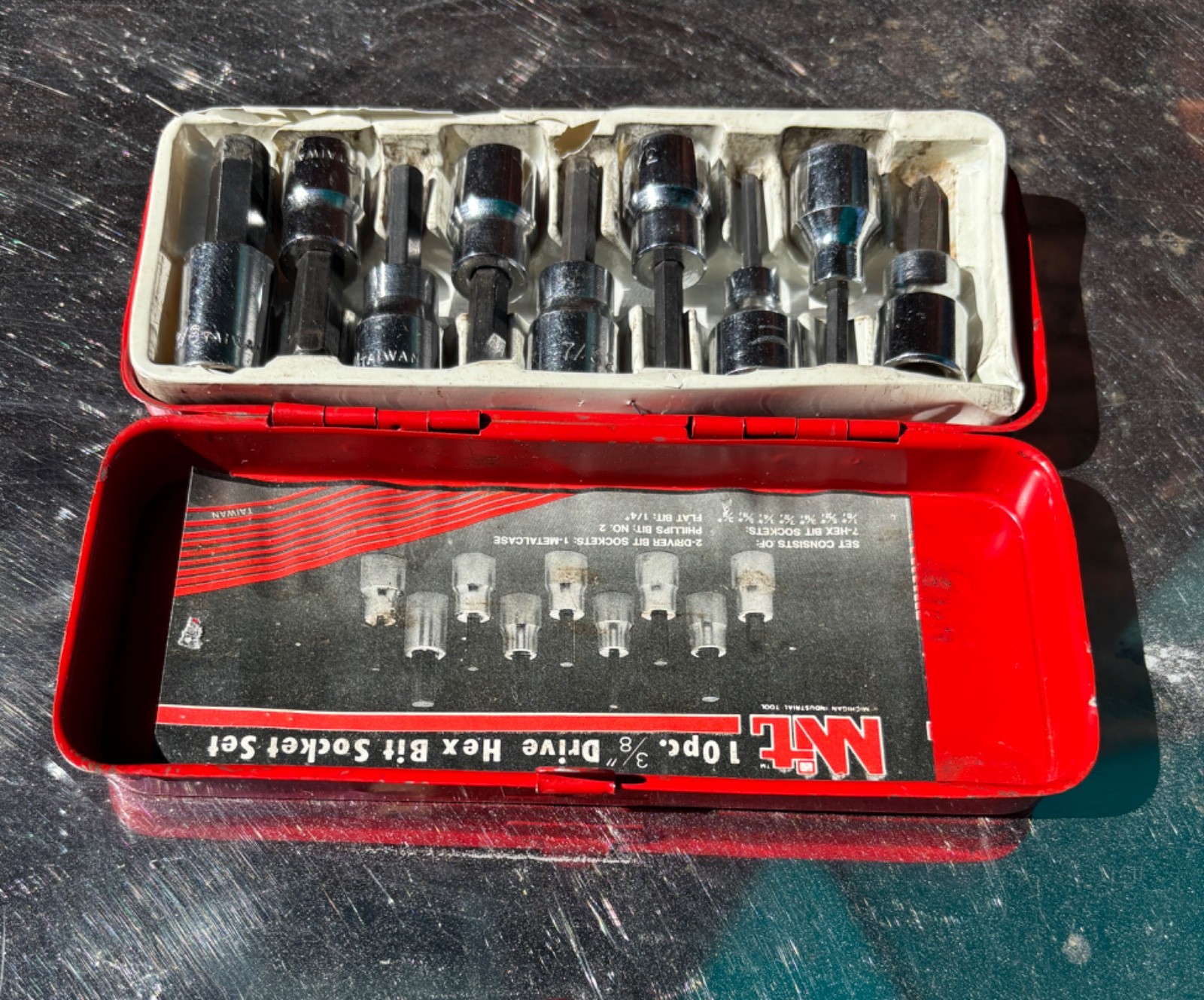 MIT 10 pc. 3/8″ Drive Hex Bit Socket Set