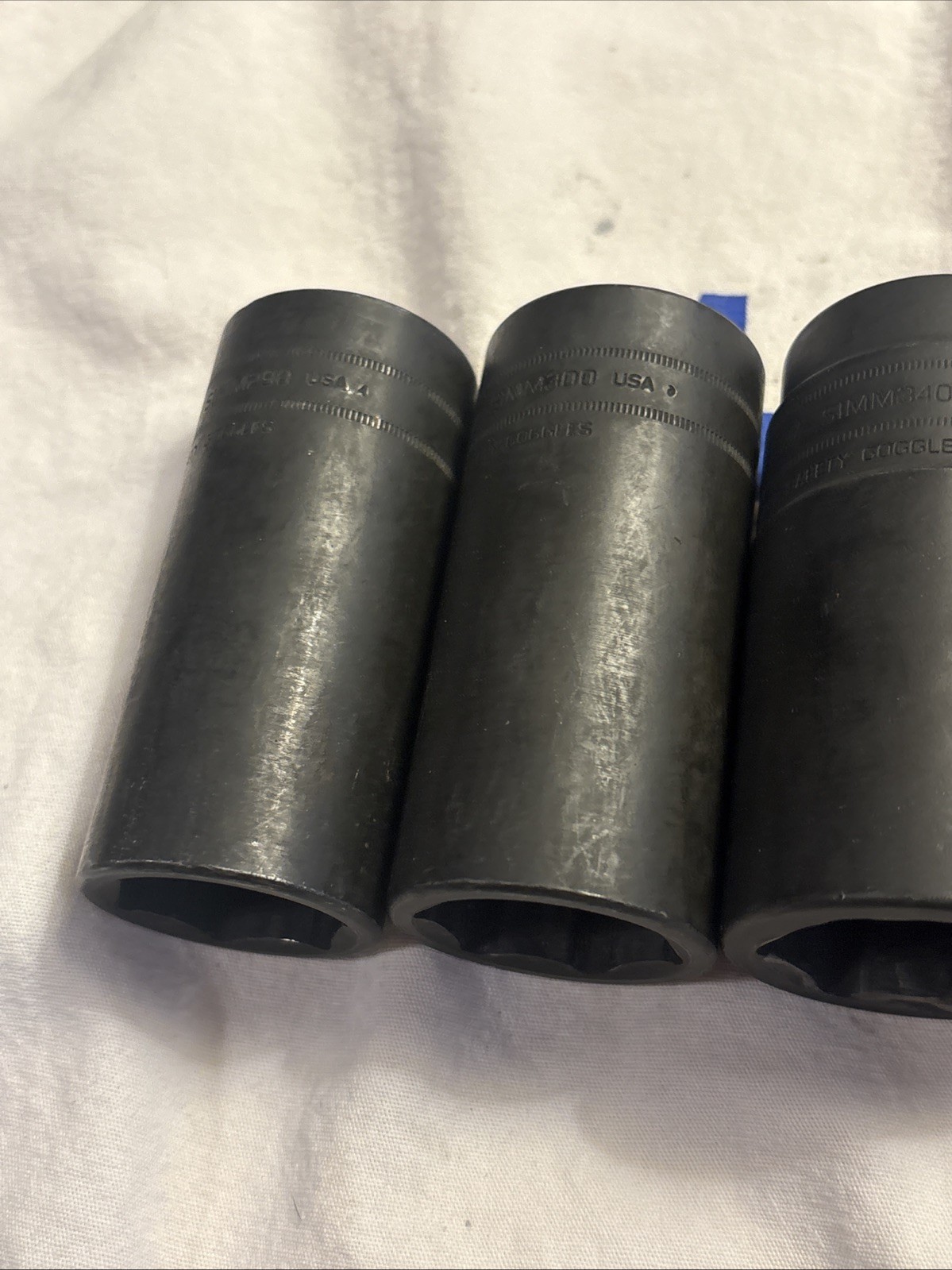 Snap-on 1/2″ Drive 5pc 6pt Metric Deep Impact Set (29-30, 34-36 mm) 305SIMMY
