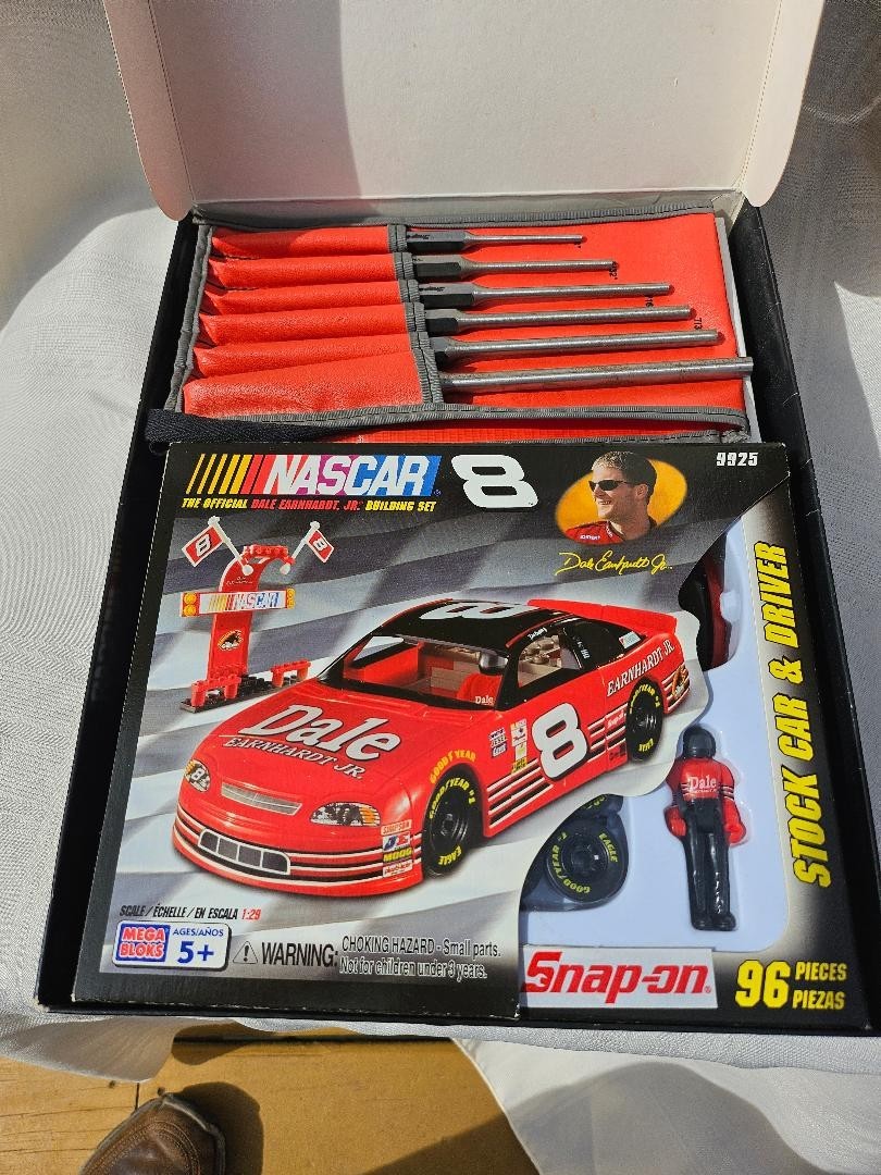 Snap On Dale Earnhardt Mega Bloks 6 Piece Long Pin Punch Set, PPCL60AKHOLX