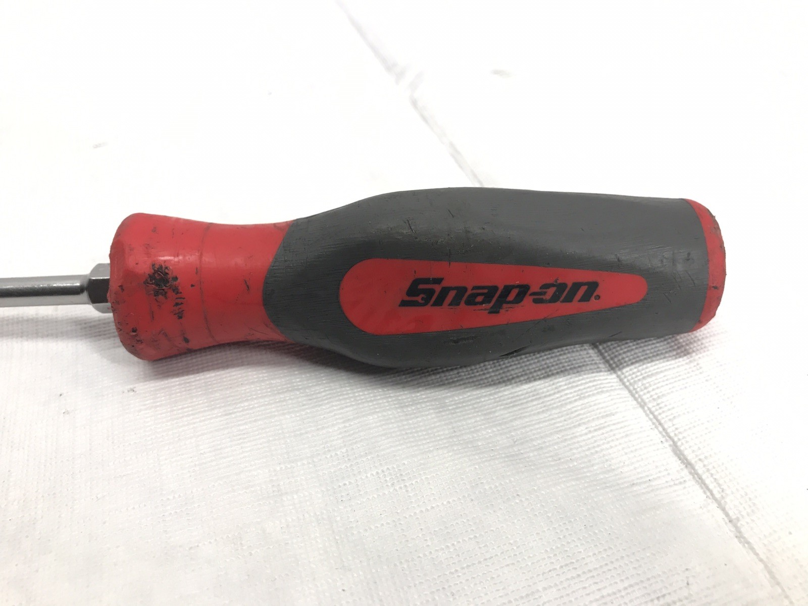 Snap On Tools SHDZ42 Pozidriv #2 Red & Gray Hard Grip Screwdriver USA