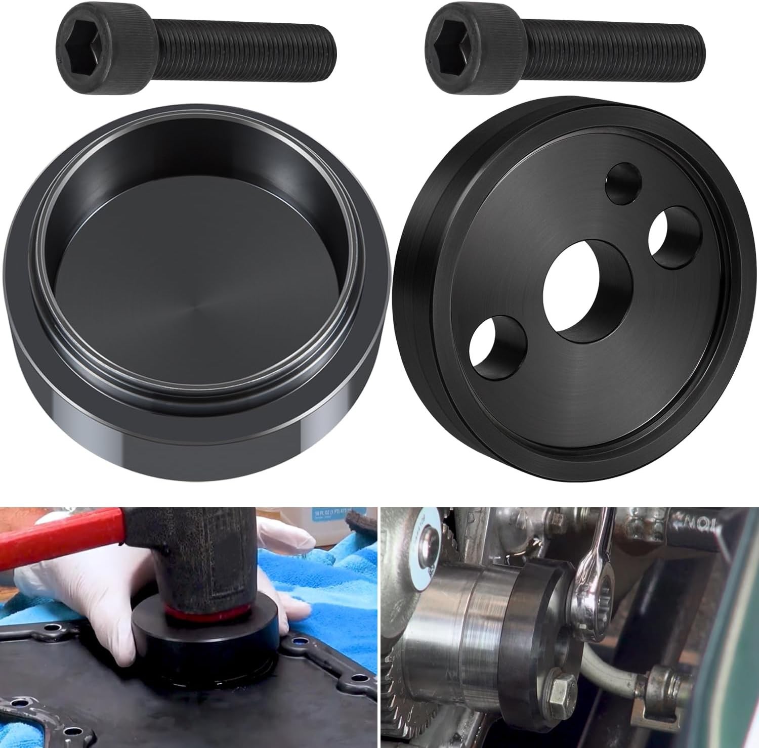 Front Cover Crankshaft Seal & Wear Sleeve Installer Tool Kit For Dodge Cummins 3