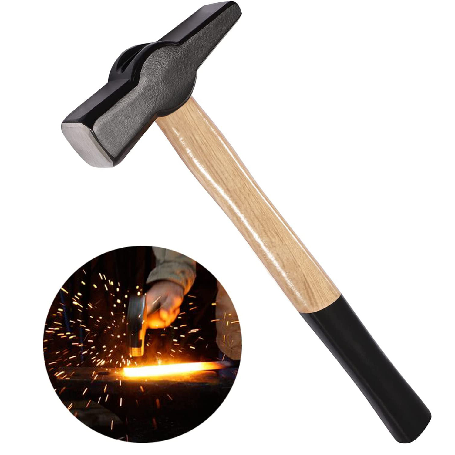 Blacksmiths’ handmade Hammer Replaces for 0000811-1000 Blacksmith Forging Tools