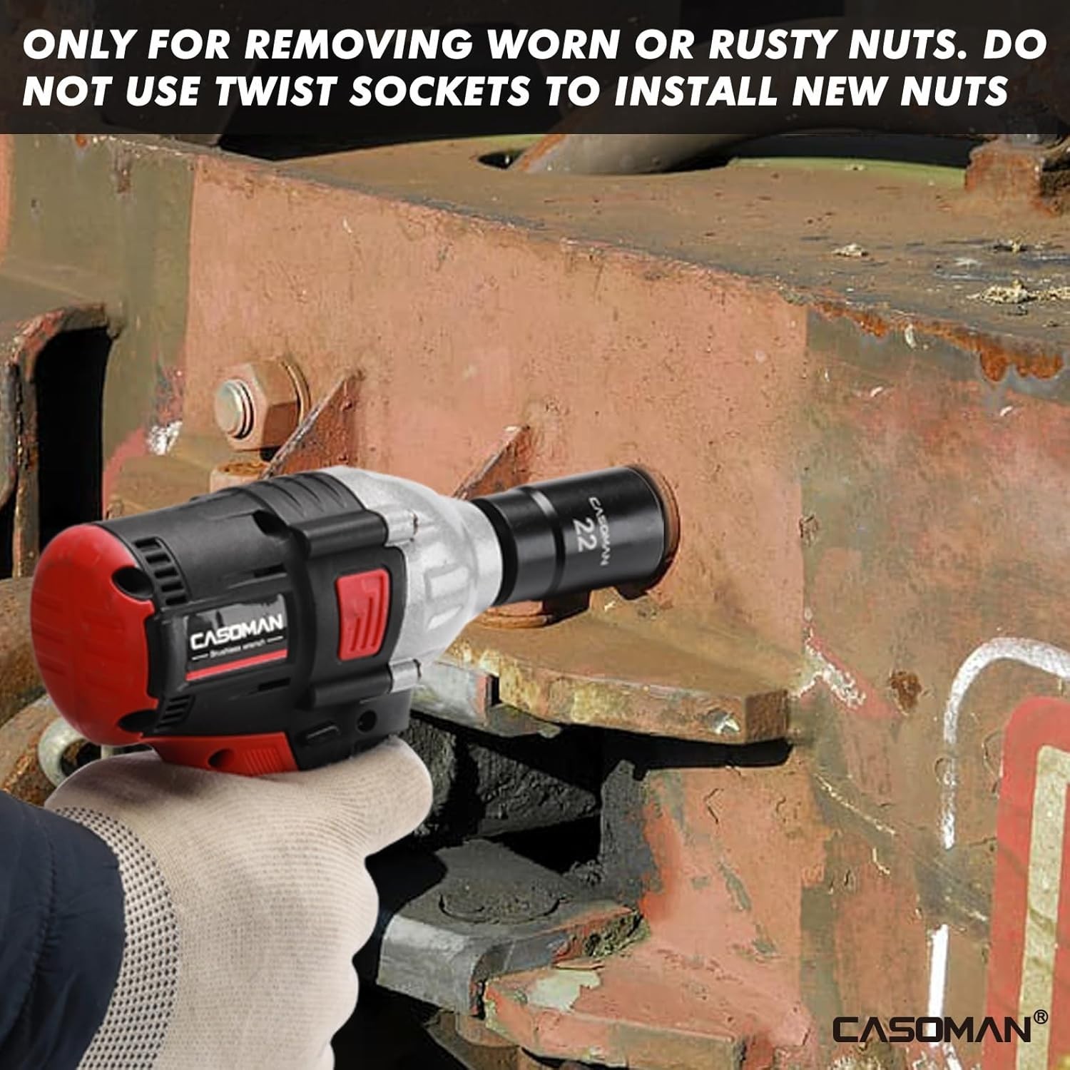 Chrome Molybdenum 5-Piece Twist Socket Set – Effortless Rusted Nut Removal
