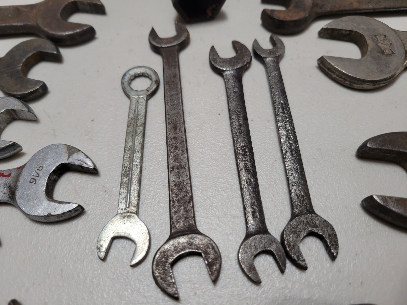 Vintage 34x Wrench Lot Billings Williams Hazet Auto-Kit Easco Lectrolite Buffalo