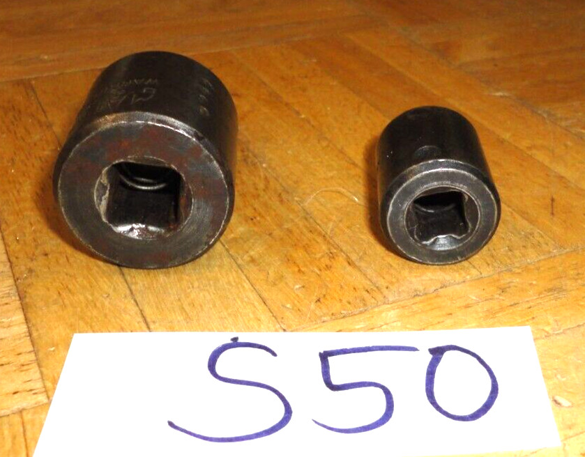 MAC TOOLS 2 PIECE 3/8 & 1/2 DRIVE UNIVERSAL JOINT IMPACT SOCKET ADAPTER