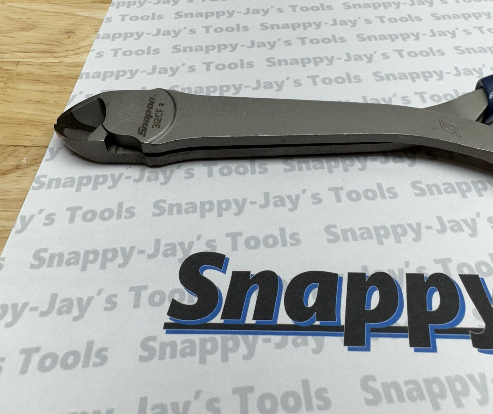 Snap-on Tools USA NEW POWER BLUE 11″ VectorEdge Heavy-Duty Diagonal Cutter 312CF
