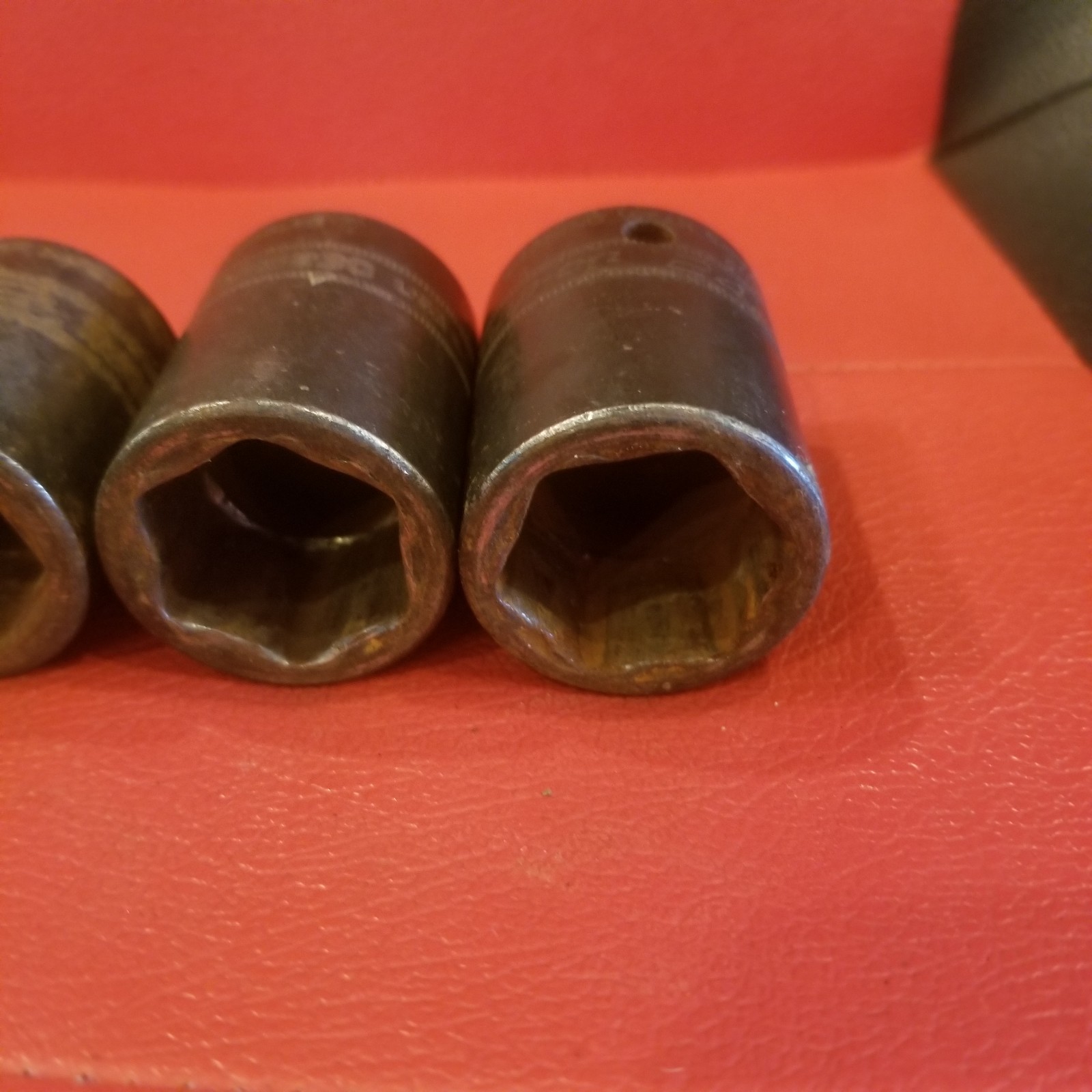 Snap On 1/2 Drive 4pc Impact Socket Set Lot 21mm-24mm IMM210-IMM240