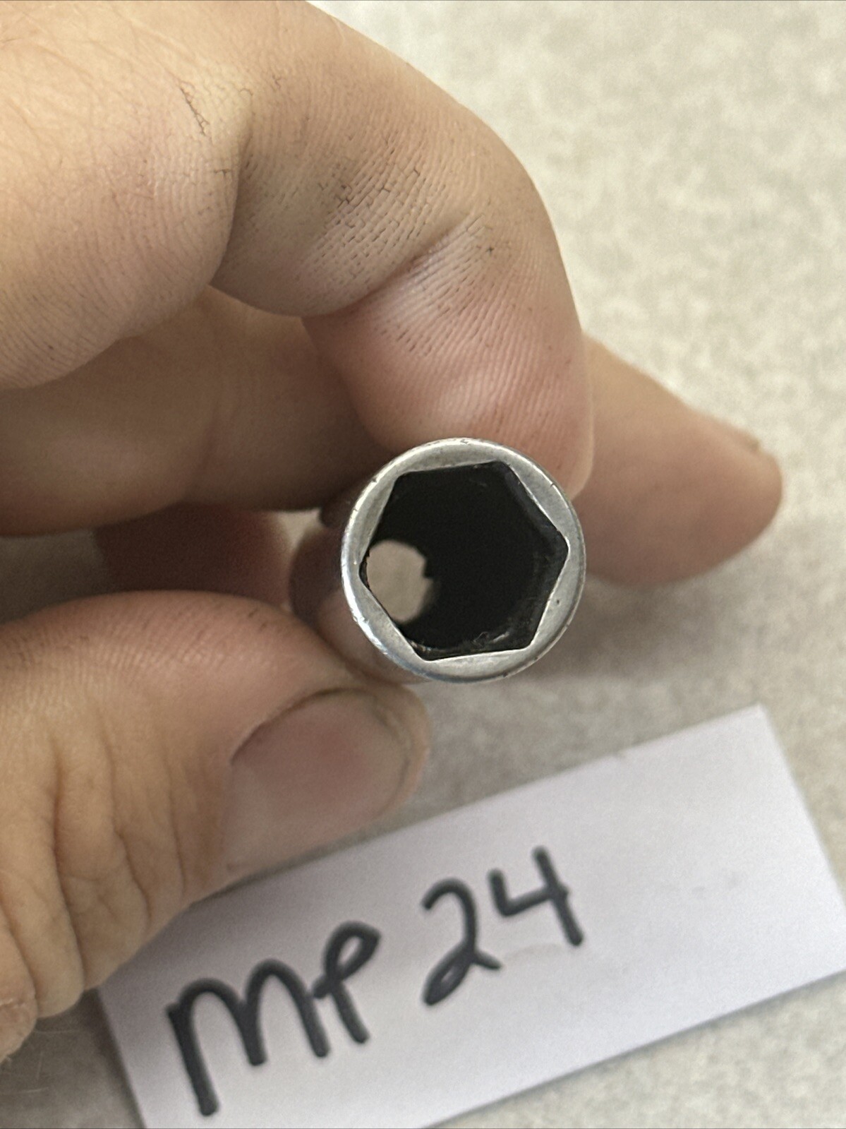 Snap-On Tools STM14 1/4″ Drive 7/16″ SAE 6 Point Deep Chrome Socket – USA