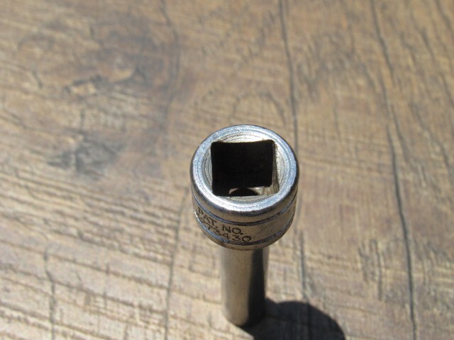 SNAP ON 1/4″ SFS081 3/8″ DRIVE 6 POINT DEEP SAE SOCKET SFS 081 UNDERLINE LOGO