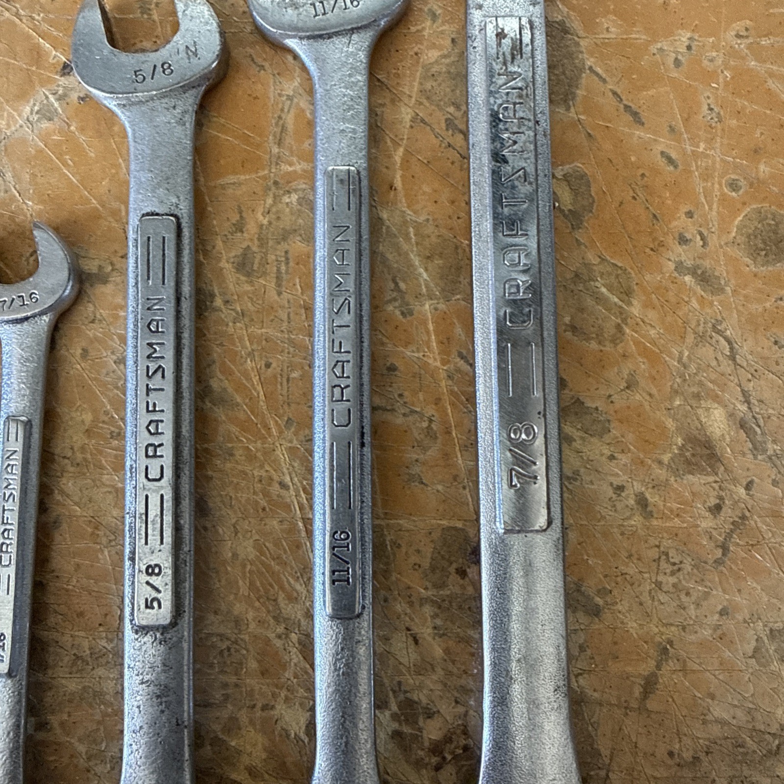 Craftsman Combination Wrench Lot SAE & Metric | Mixed Sizes | USA Made | Used