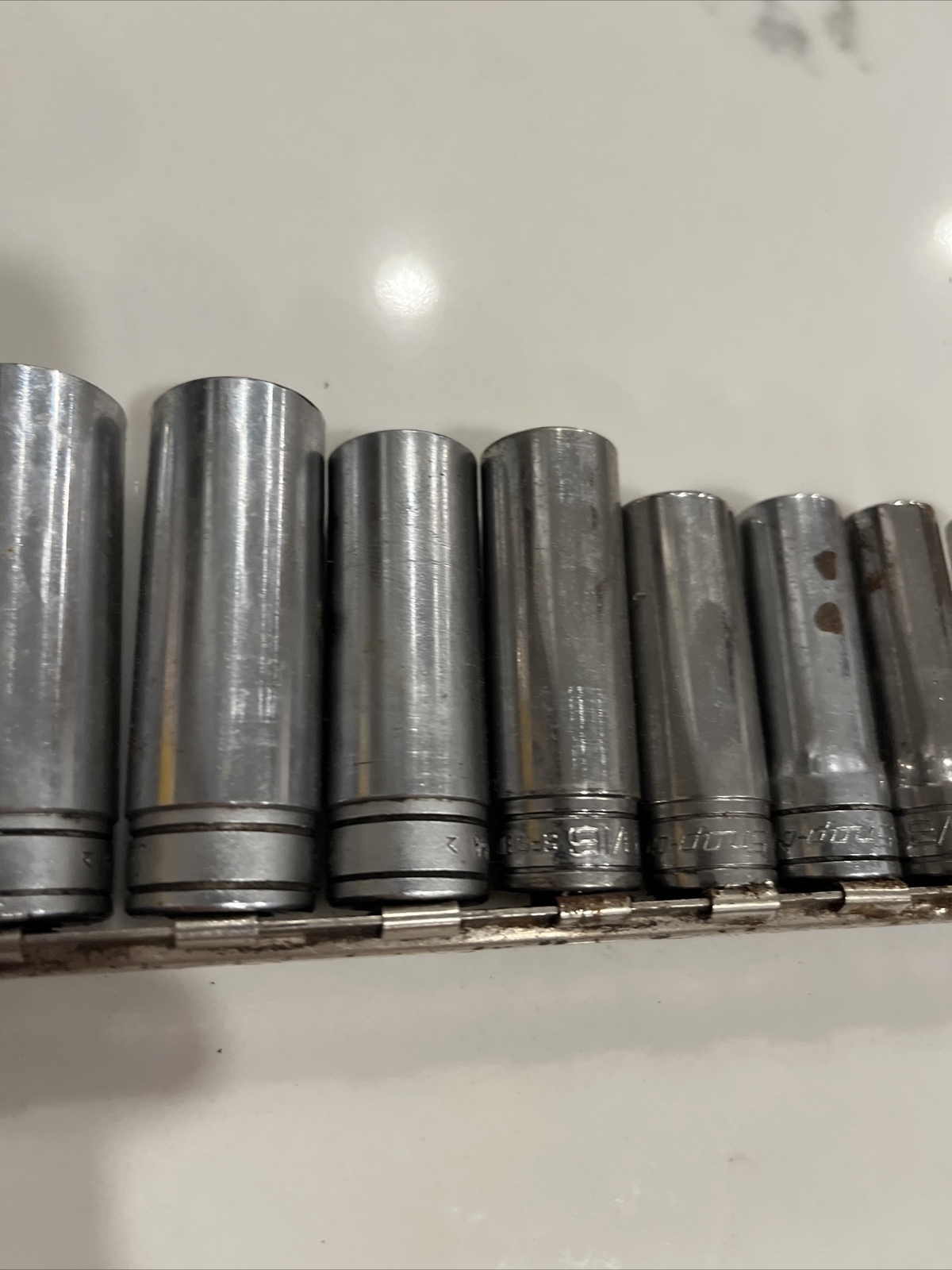 SNAP ON 211SFSY 3/8″ 11 PC SAE6 POINT DEEP SOCKET SET 1/4″ 7/8″ SFS081 TO SFS281