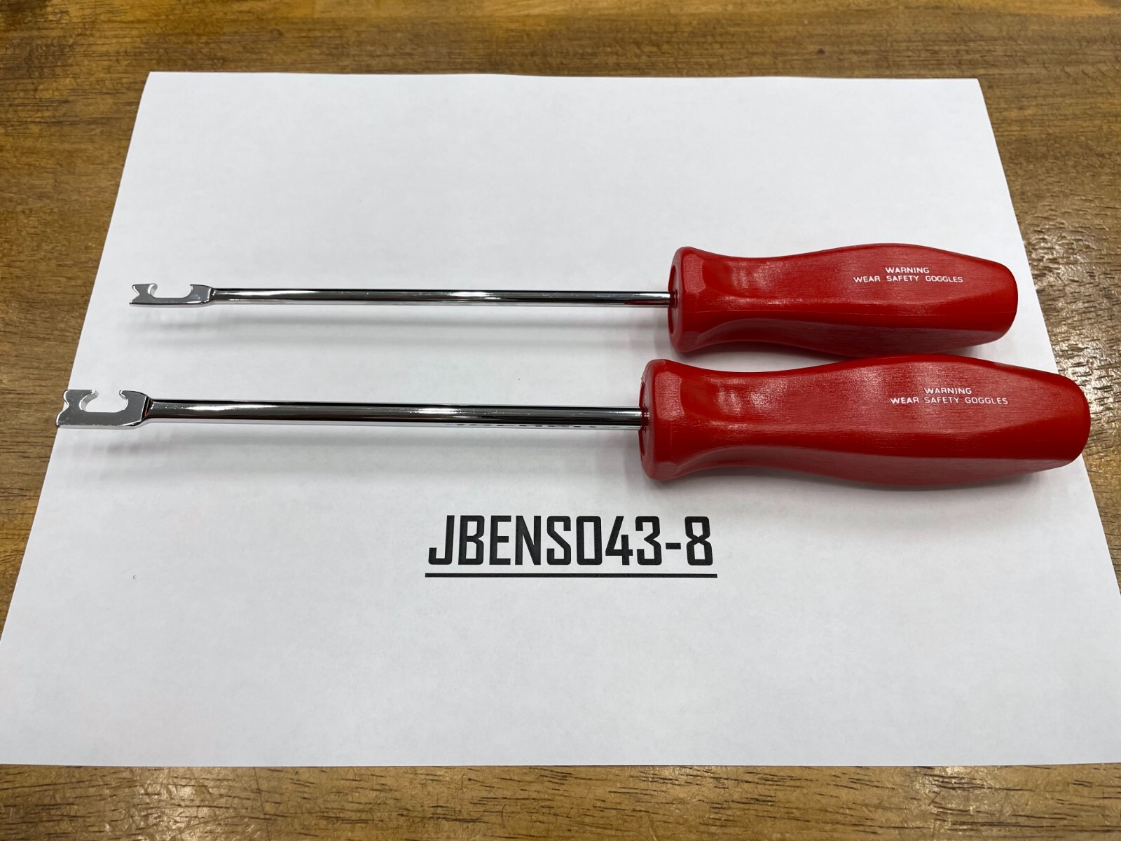 Snap-on Tools USA NEW 2 Piece RED Hard Handle Push-Pull Spring Tool Lot Set