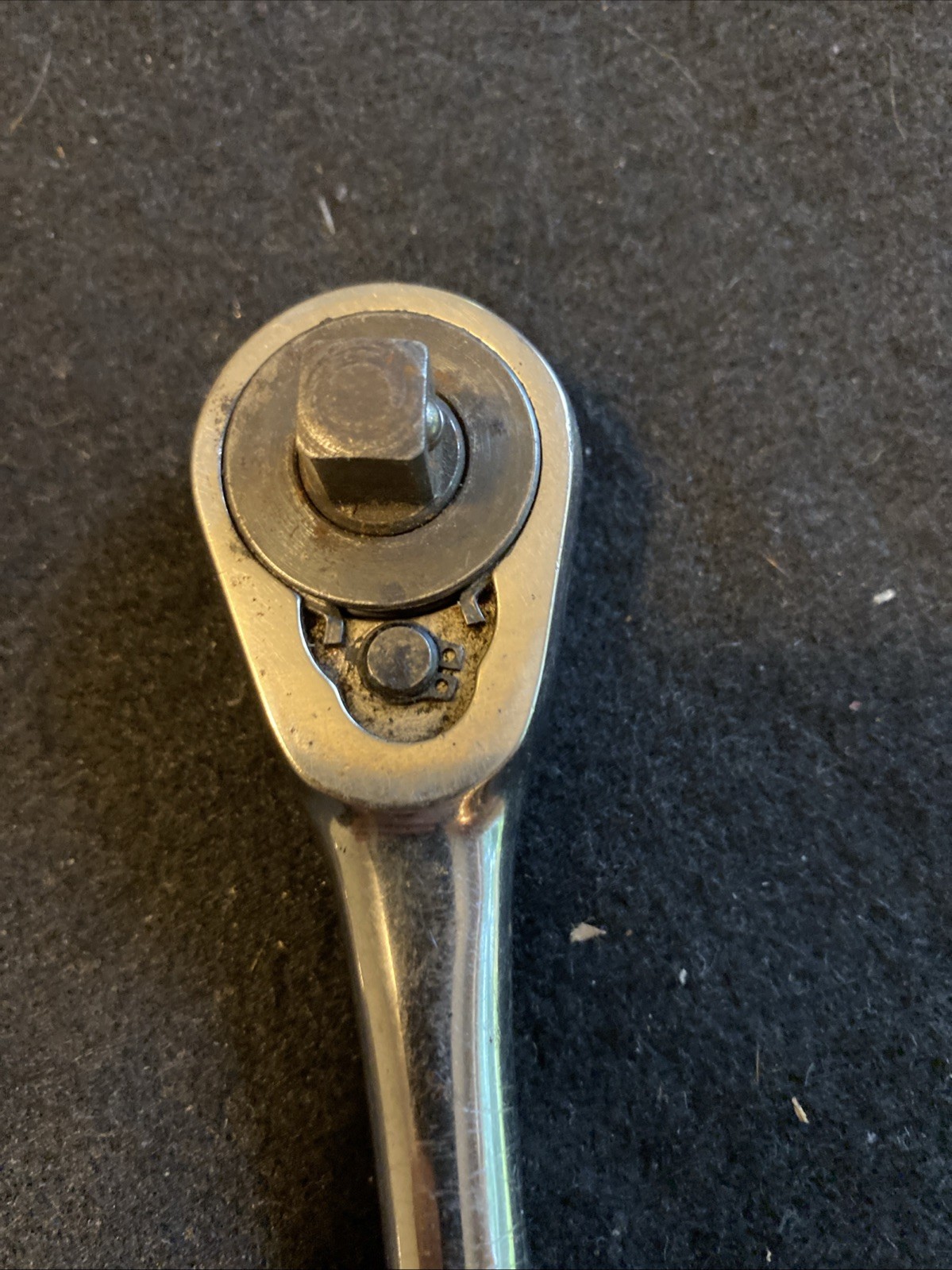Cornwell USA 3/8” Drive Standard Handle Chrome Ratchet 7” Long USA MADE Vintage