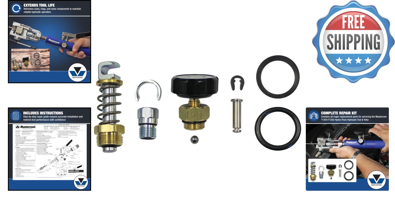 Step-by-Step Hydra-Flare 71202 Repair Kit – Ensures Reliable Tool Performance