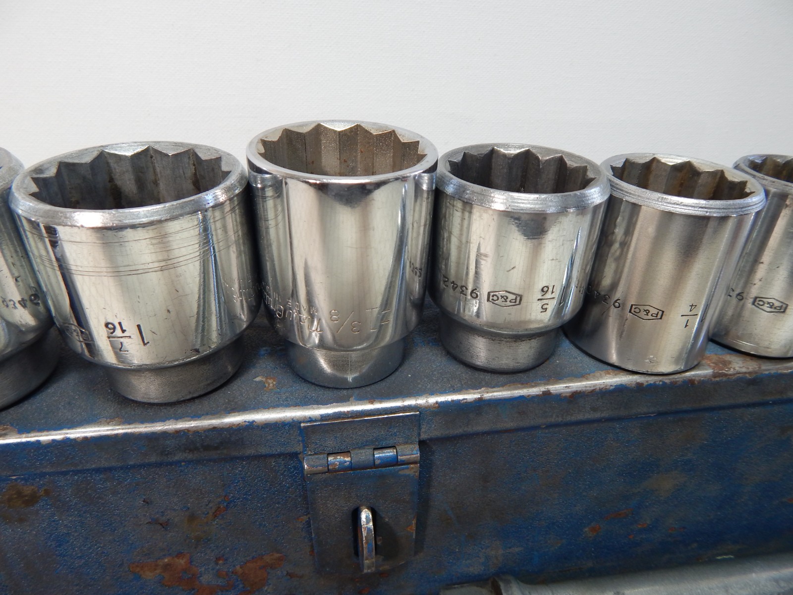 P&C PROTO PLUMB Socket Set 3/4″ Dr. 12pt. Ratchet Metal Box breaker 16pc.