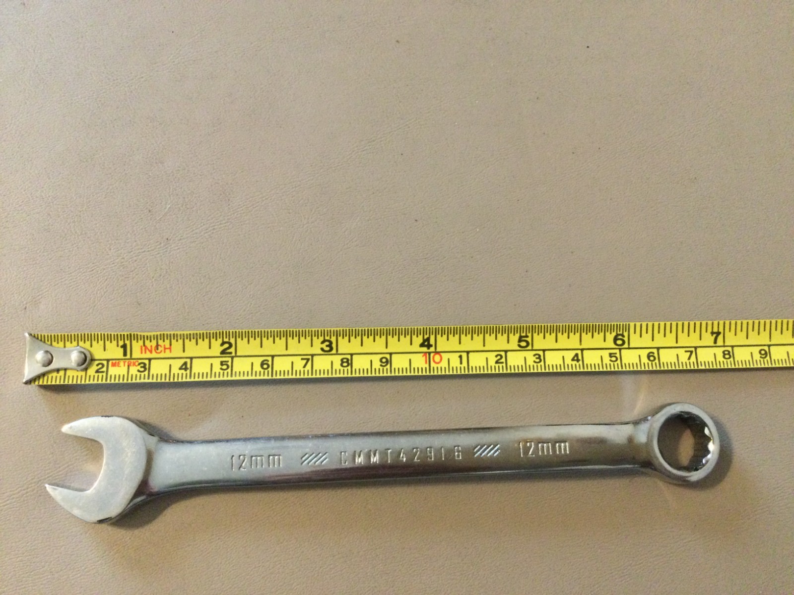 Craftsman (CMMT42916) 12mm – 12 Point – Polished Combination Wrench