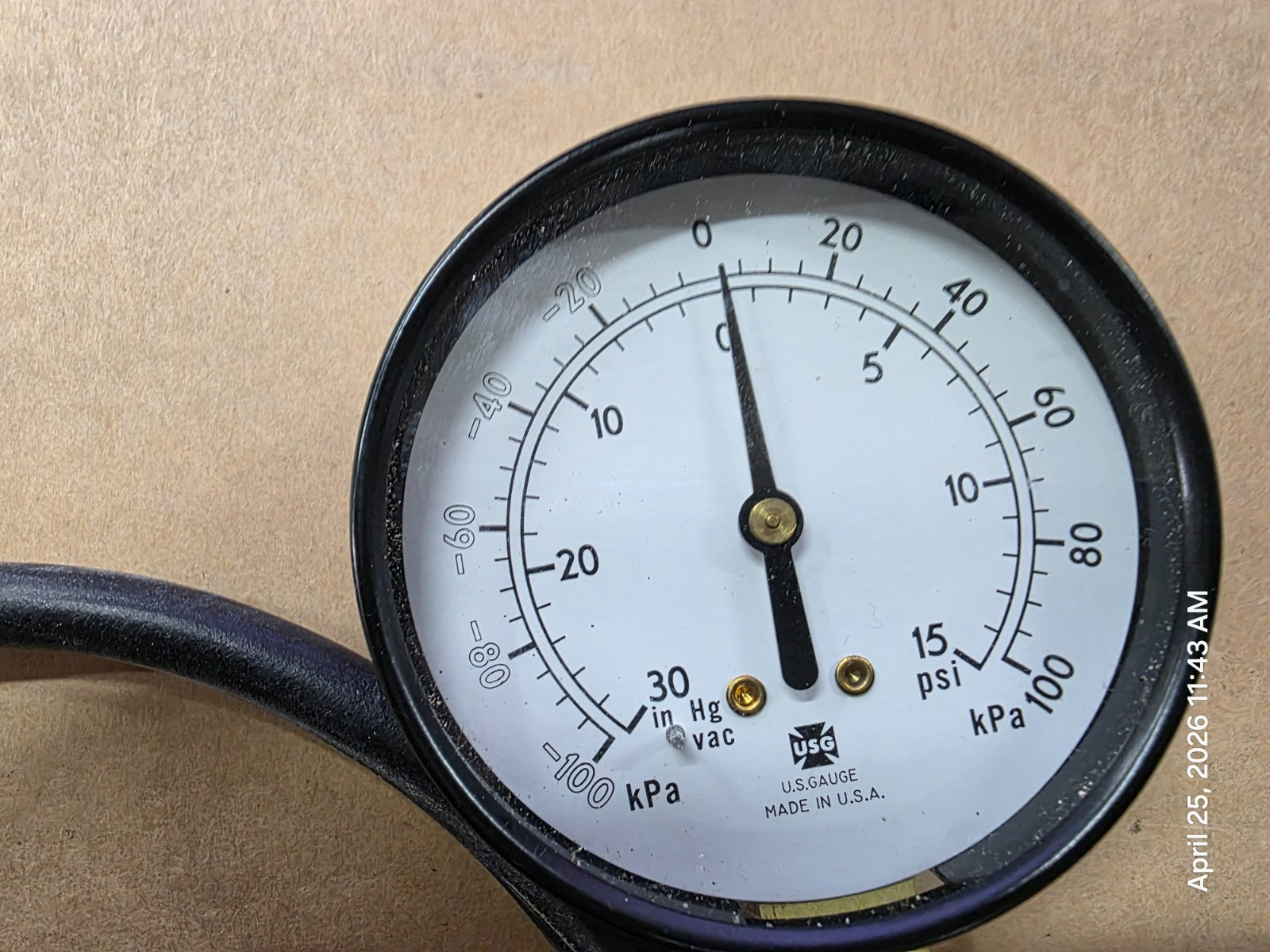 KENT MOORE TOOL J-28474 6.5L DIESEL TURBO COMPOUND GAUGE NEW OLD STOCK