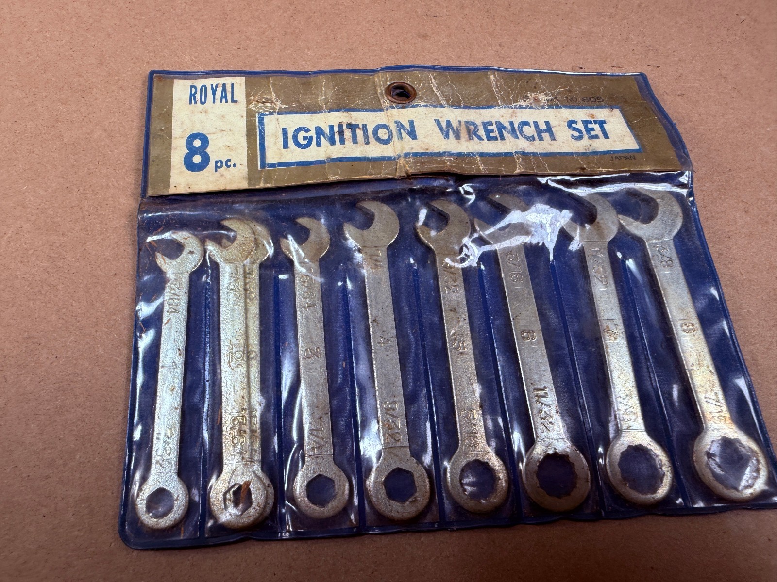 ROYAL Made in Japan Ignition Wrench Set of 8 – In Pouch – Free shipping
