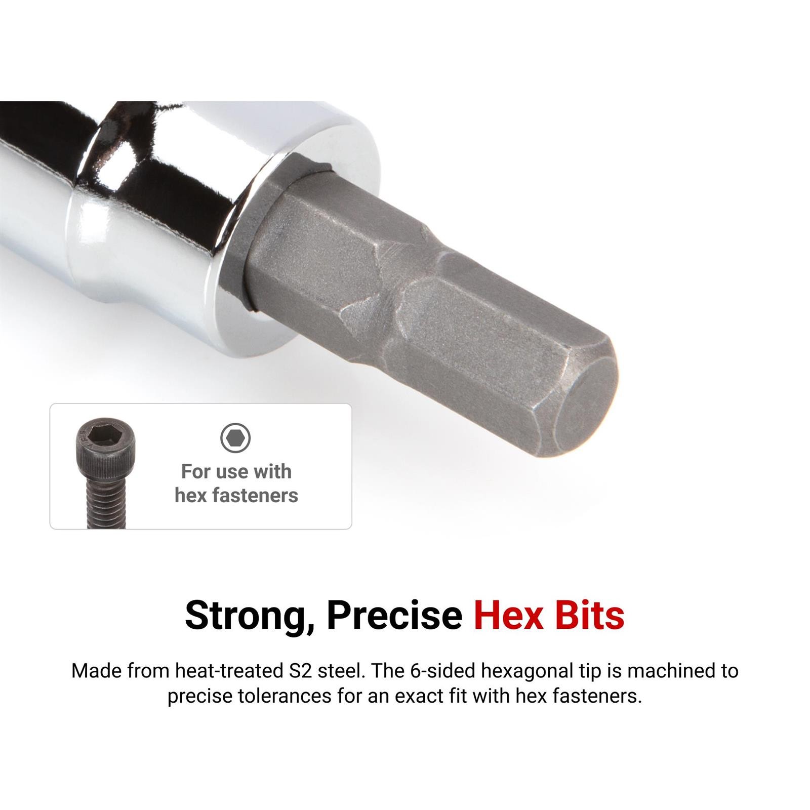 Tekton SHB90203 1/4″ Drive Hex Bit Socket Set, 21-Piece