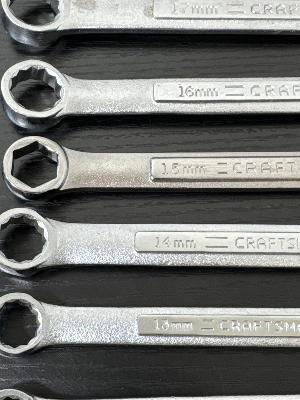 Craftsman USA V VV Metric Combination Wrench 11 Pc Set 12Pt 6mm Up To 17mm Read