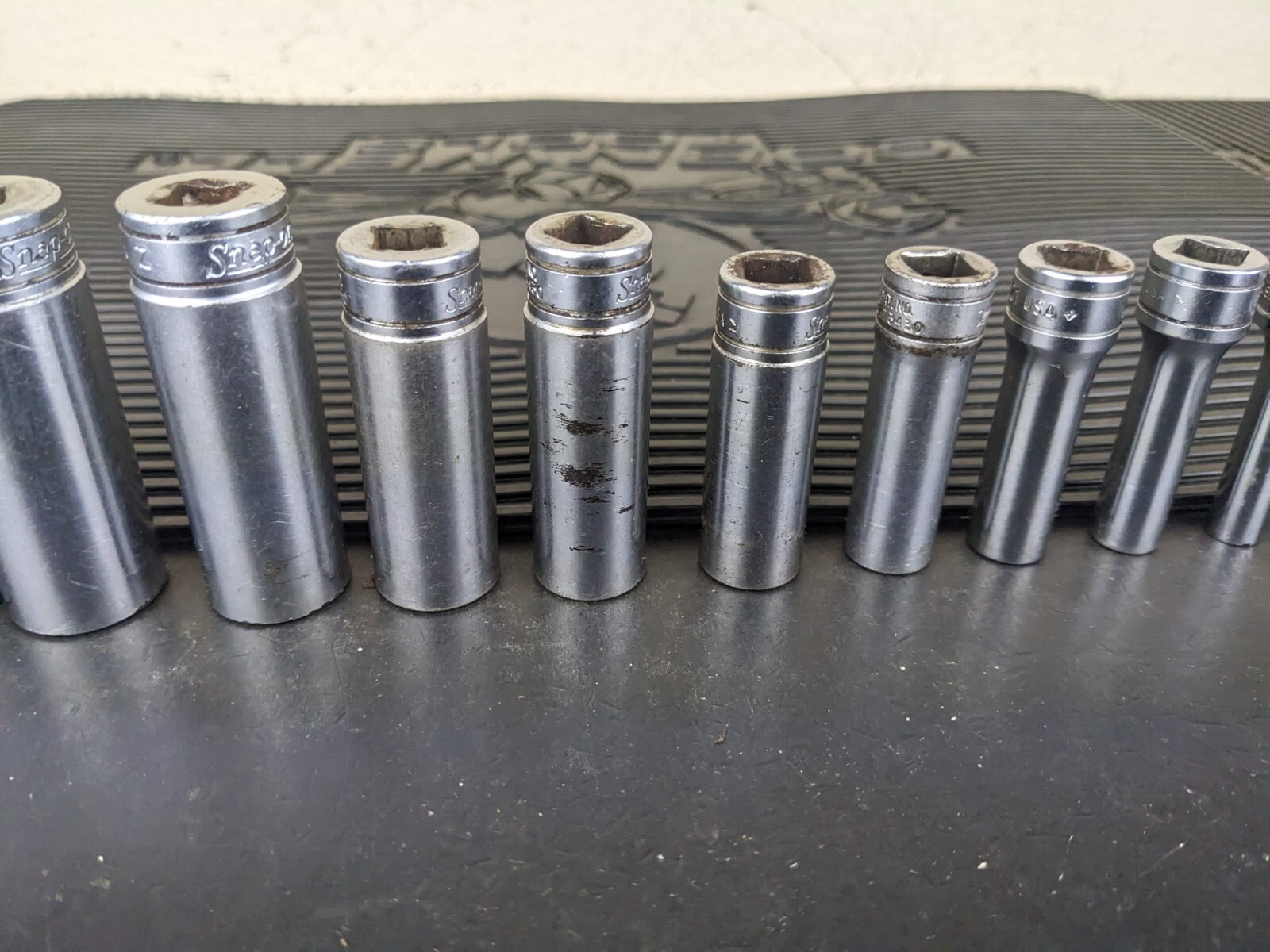 #bg234 Snap on Tools 211SFSY 3/8″ Drive Deep Chrome Socket Set Socket Set