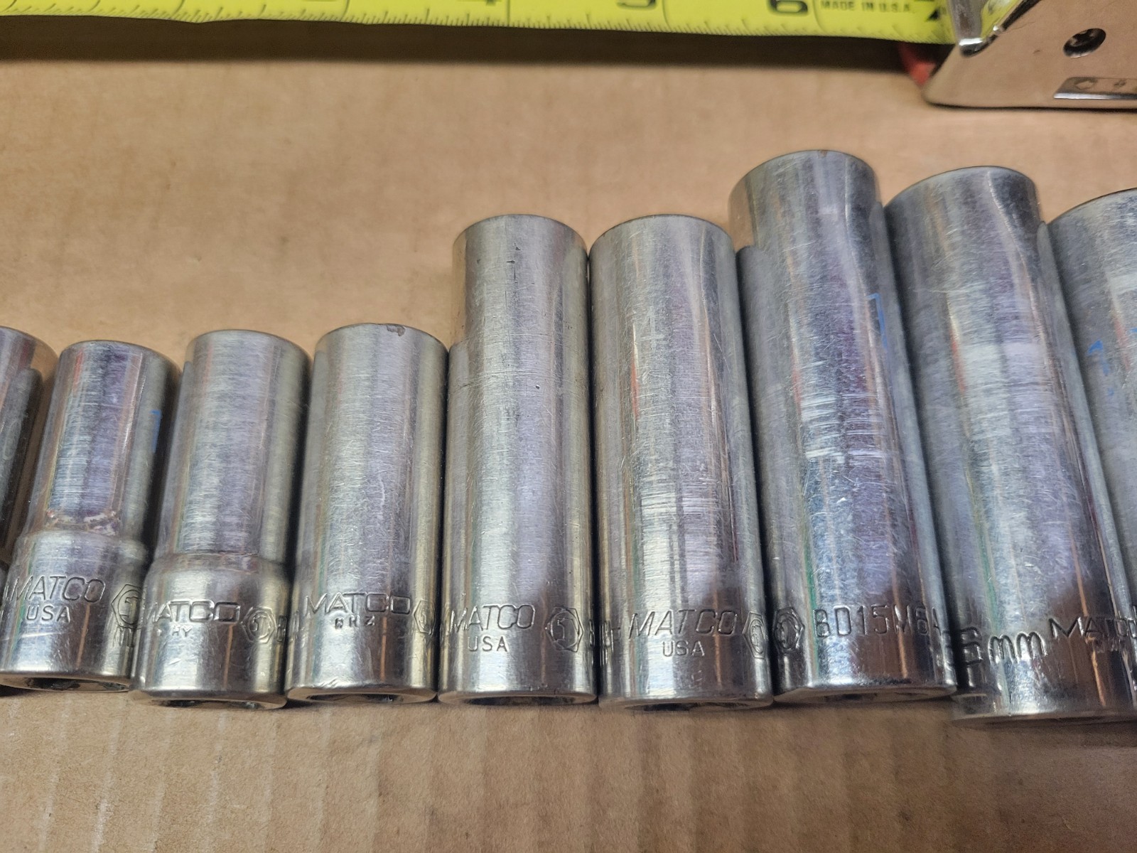 Matco Tools 3/8″ Drive 13-piece Deep Socket Set 7 – 19 MM