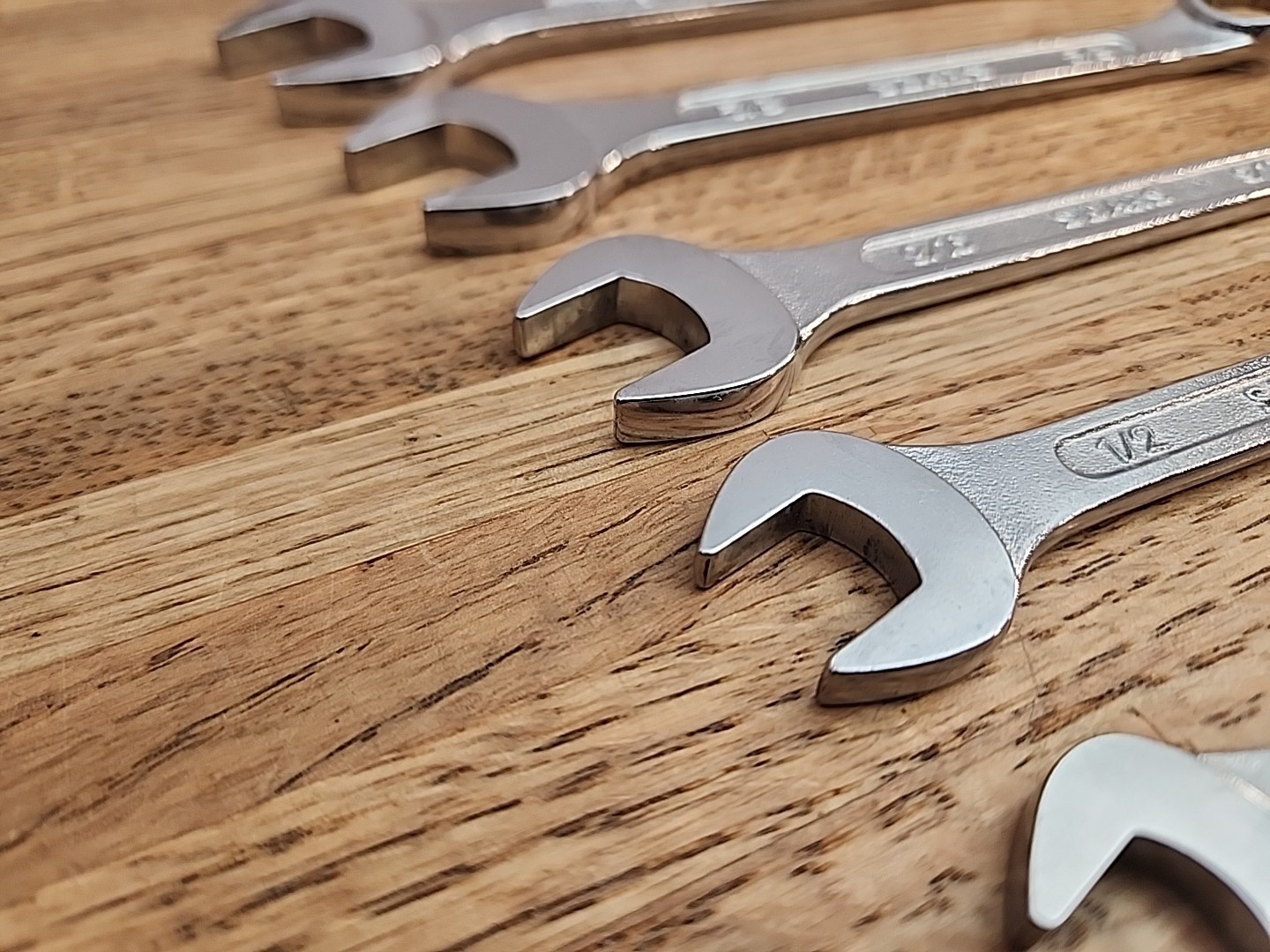 Vintage Sears 6pc SAE Wrench Set 4390
