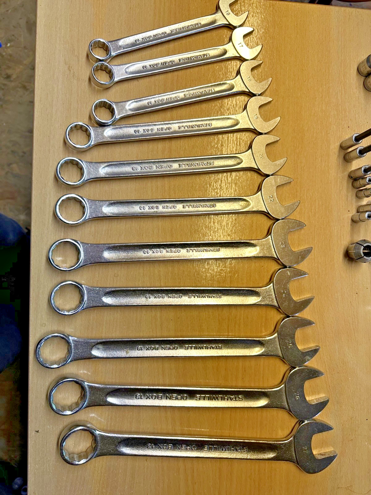 Stahlwille Open Box Spanner Set series 13 , 11 Piece, 16 -27mm