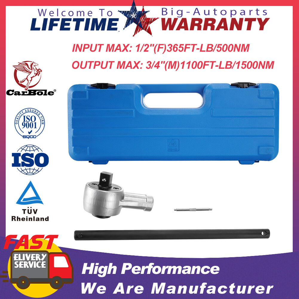 3/4″ Torque Multiplier Power Wrench Tool Output Max 1,100 Foot-Pound Brand New