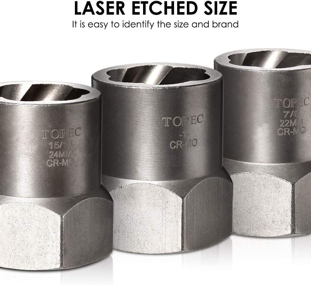 Durable 5-Piece Impact Bolt Remover Set – Perfect for Professionals & DIY Tasks