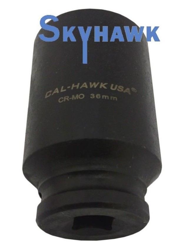 1/2″ DR. X 36MM DEEP IMPACT SOCKET 6 POINT SKT Chrome-Molly CR-MO MATERIAL