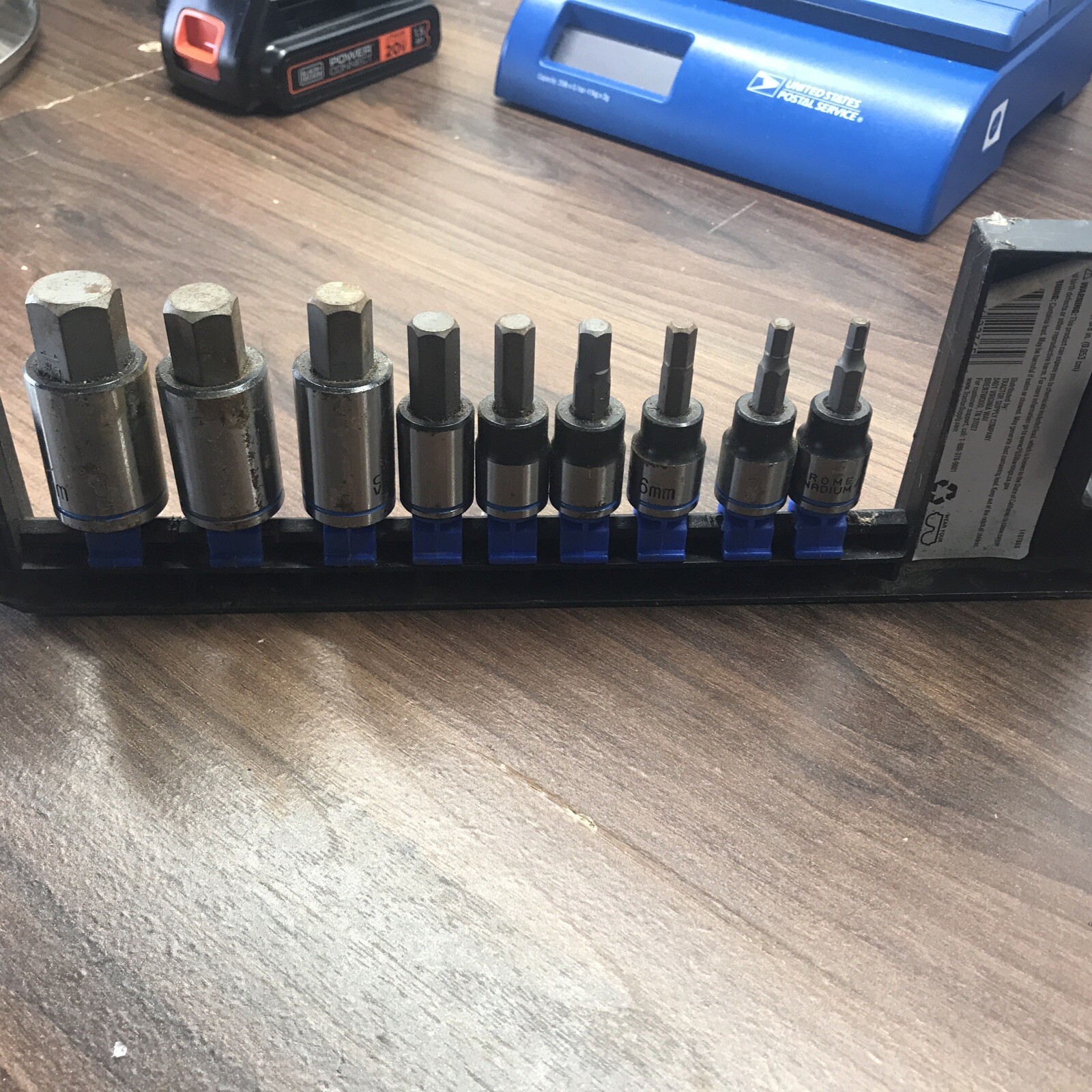 Jobsmart 9 piece HBS Metric set 3/8 In Drive-1/2 In Drive Tools