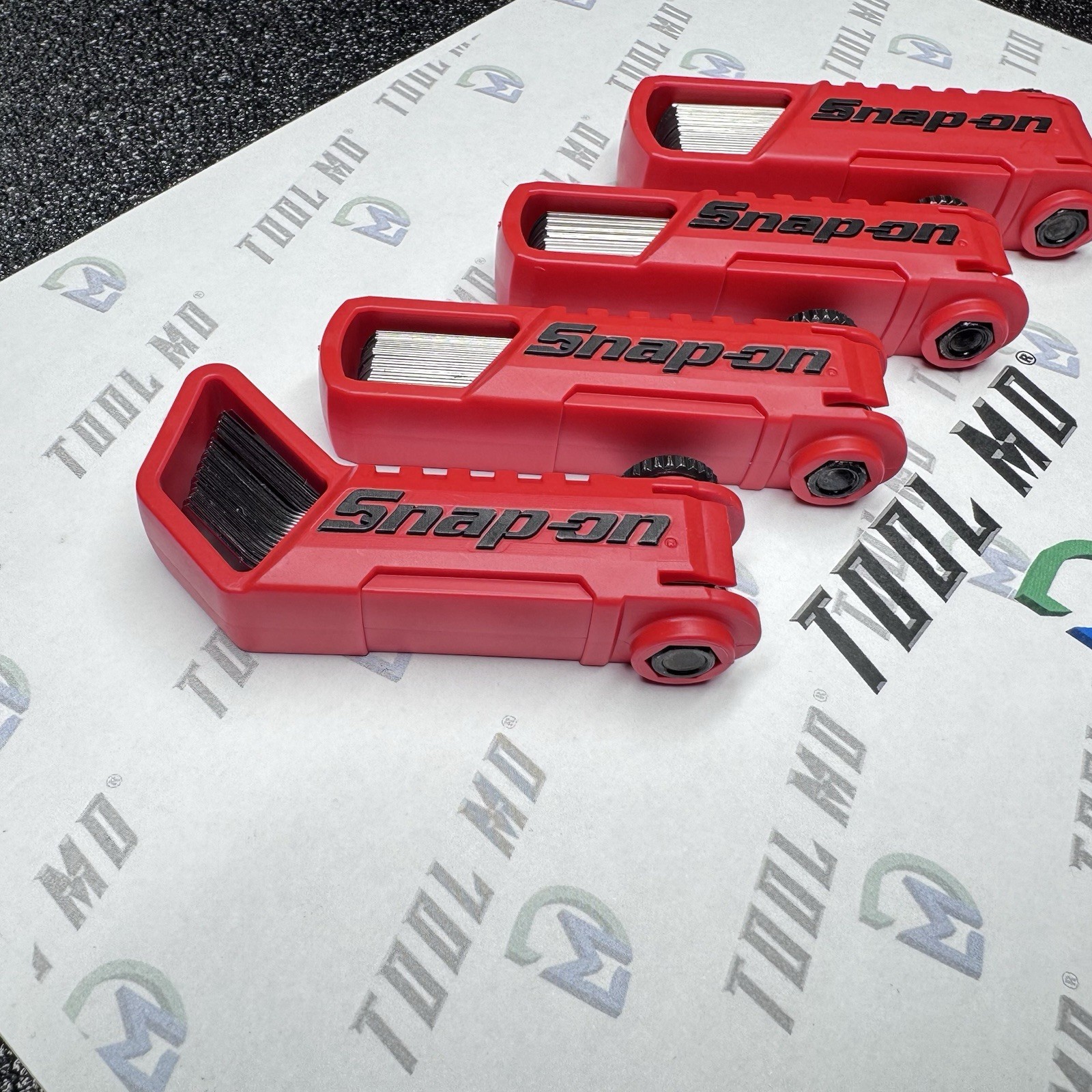 Snap-on Tools USA NEW RED 4pc Offset 45° & Straight Feeler Gauge Blade Sets