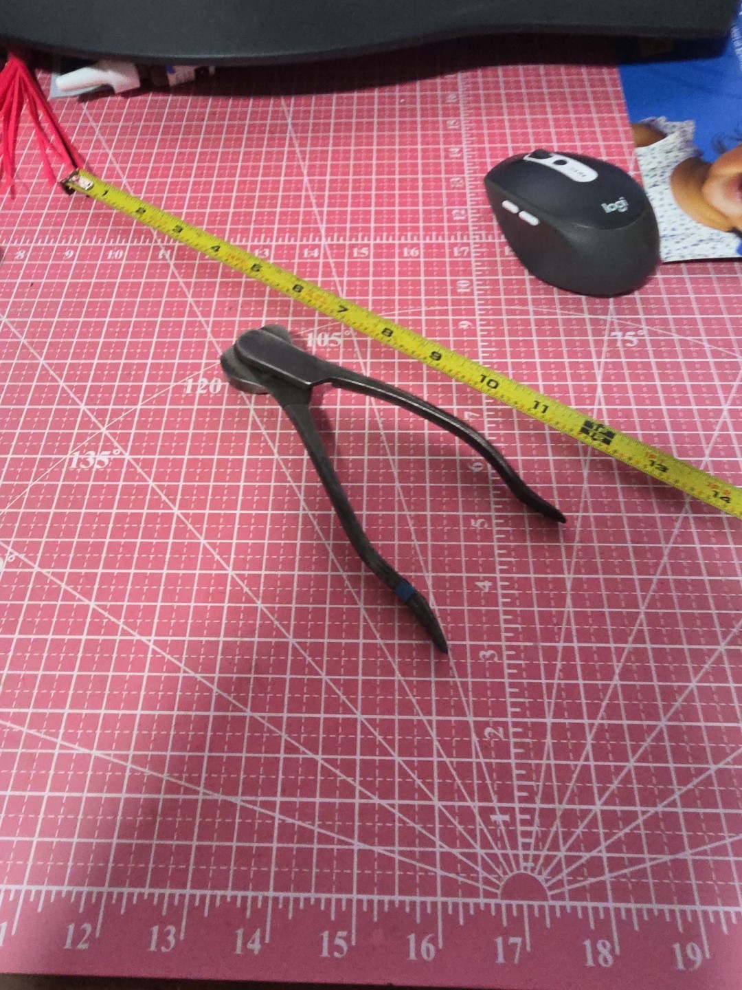 Vintage 1900s Zangen Union Germany Piano Wire Cutters Max 5/64 Size 26 27 24 18