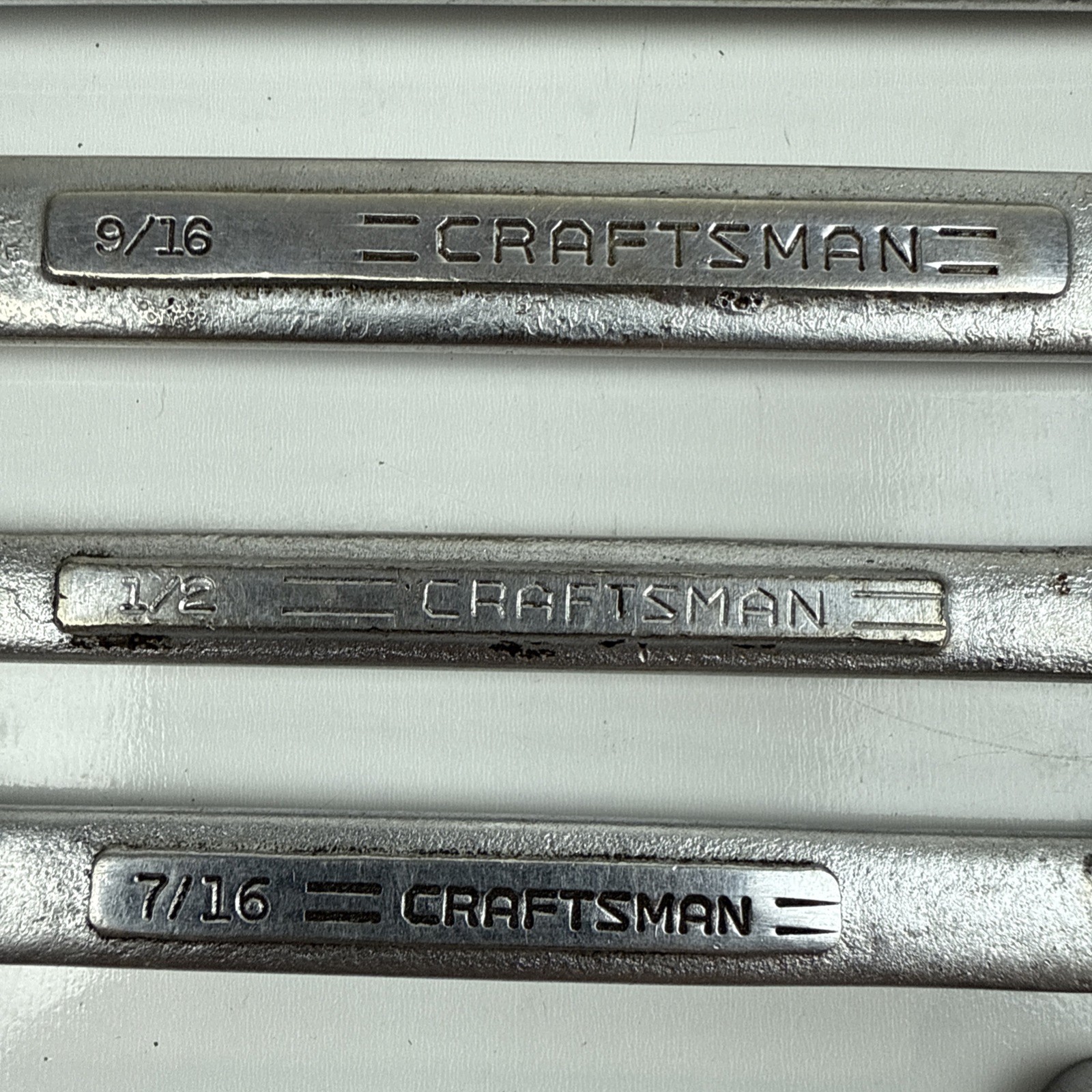 Craftsman SAE Combination Wrench Set USA 12 Pt 1/4″ 1 15/16” 15 Tools V&VV