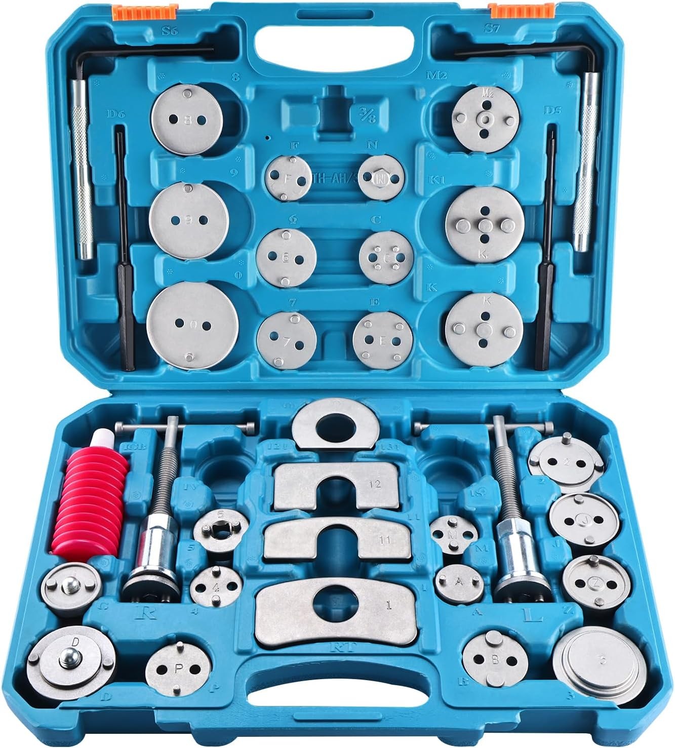 35pcs Disc Brake Caliper Tool Kit Brake Piston Caliper Compressor Rewind Tool