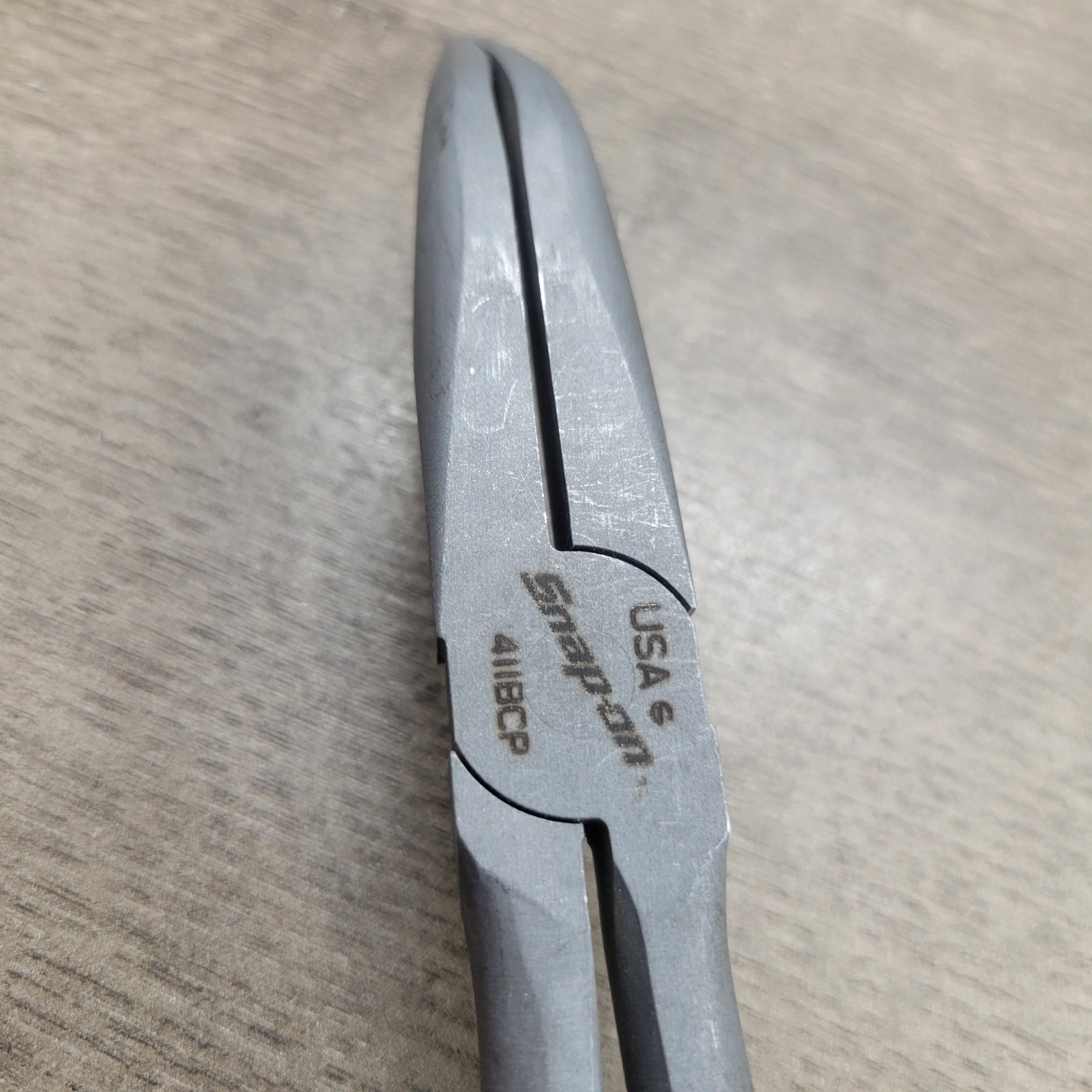Snap-on 411BCP Long Reach 45 Degree Angle Needle Nose Pliers Made In USA 🇺🇸