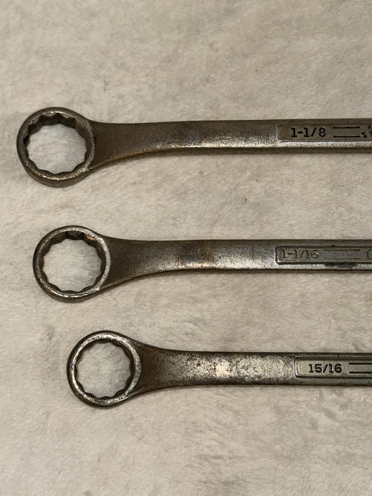 Vintage Craftsman 1-1/16″ x 1-1/4″ & 1-1/8″ x 1-5/16″ Offset Box End Wrench