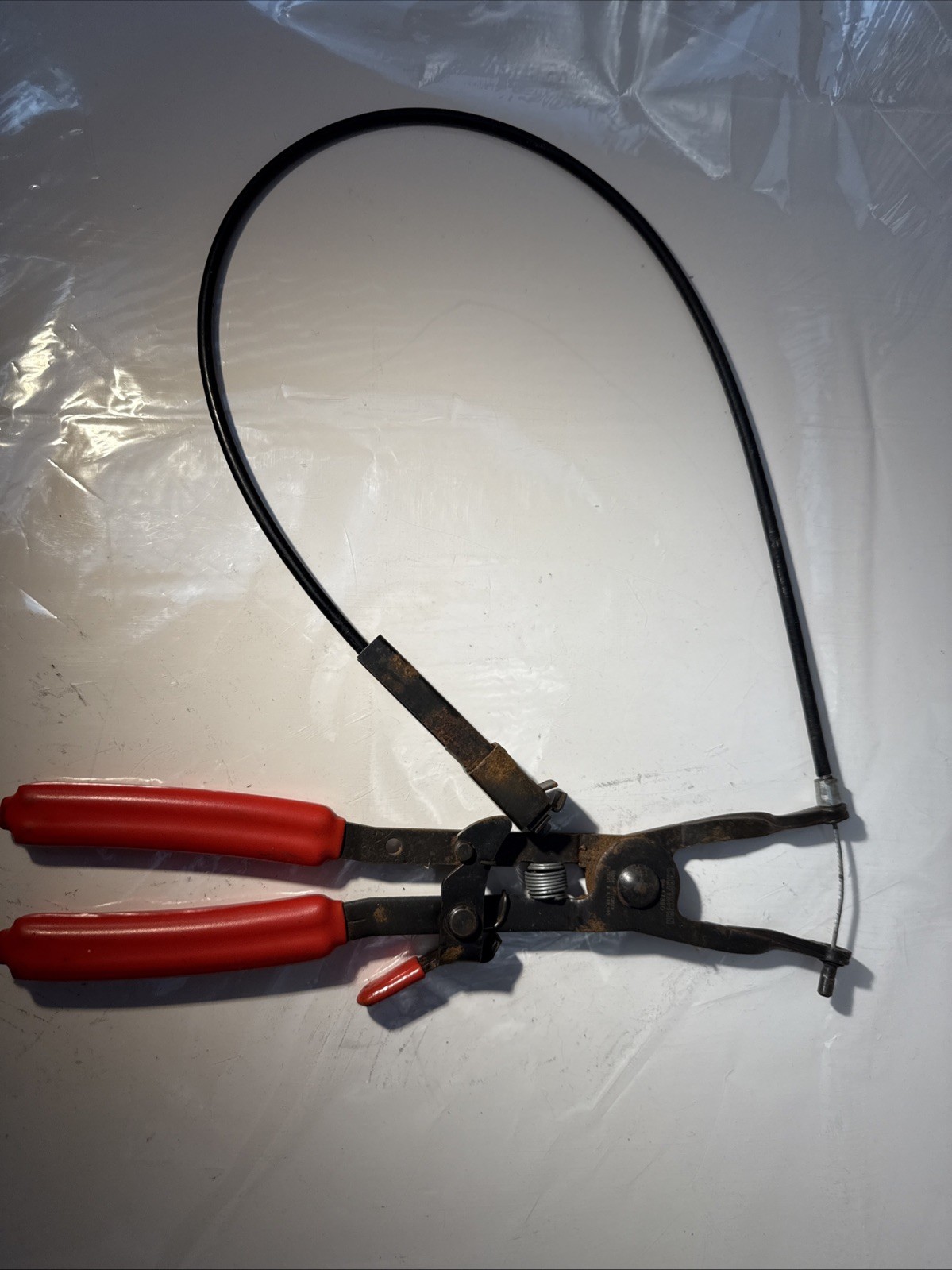 Craftsman 9-47390- Cable Operated Locking hose Clamp Pliers/Rare, Made In France