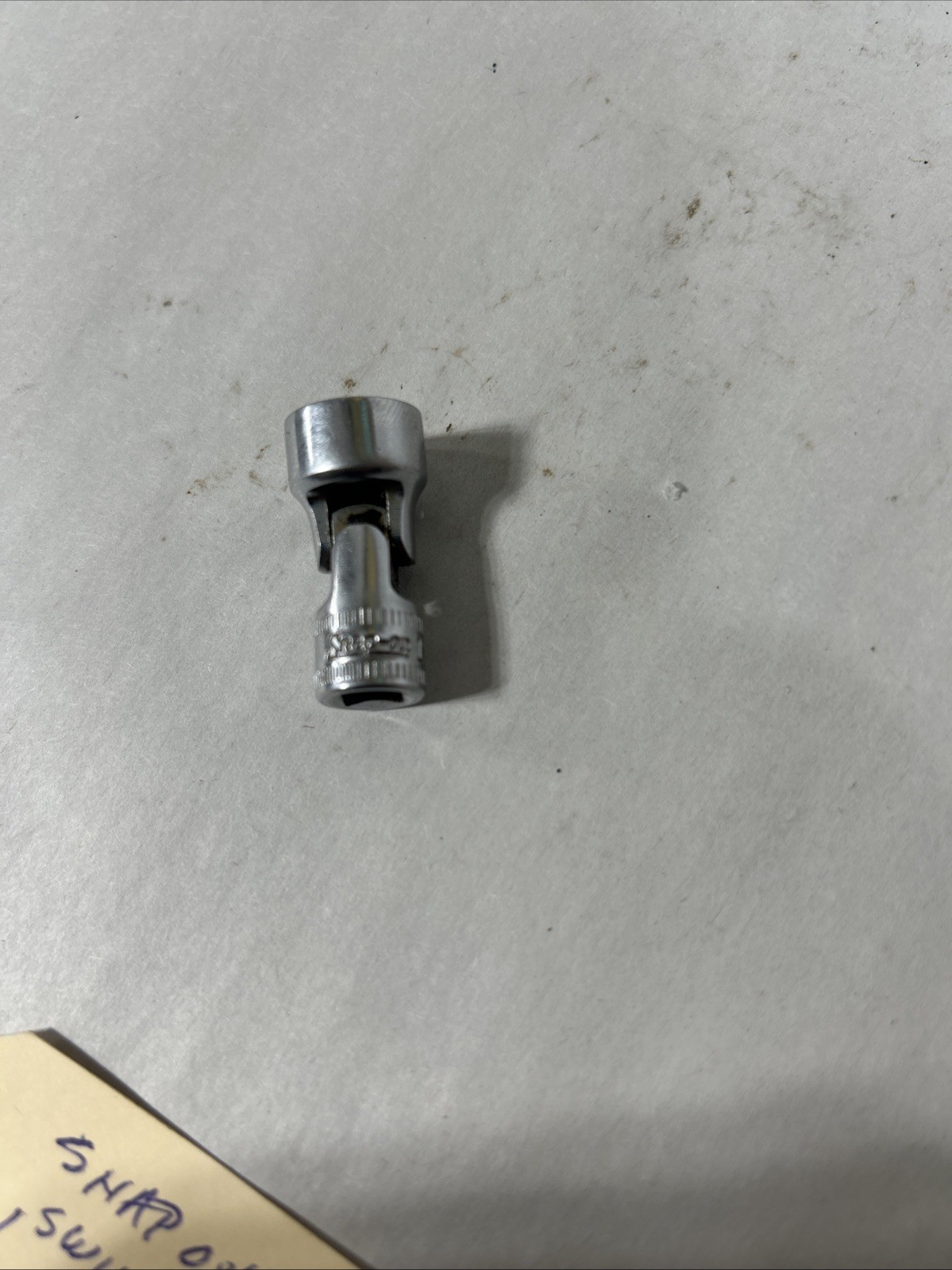 Snap-On Tools 11 Mm 12 Point Universal Socket With 1/4” Drive Short Used TMUM11