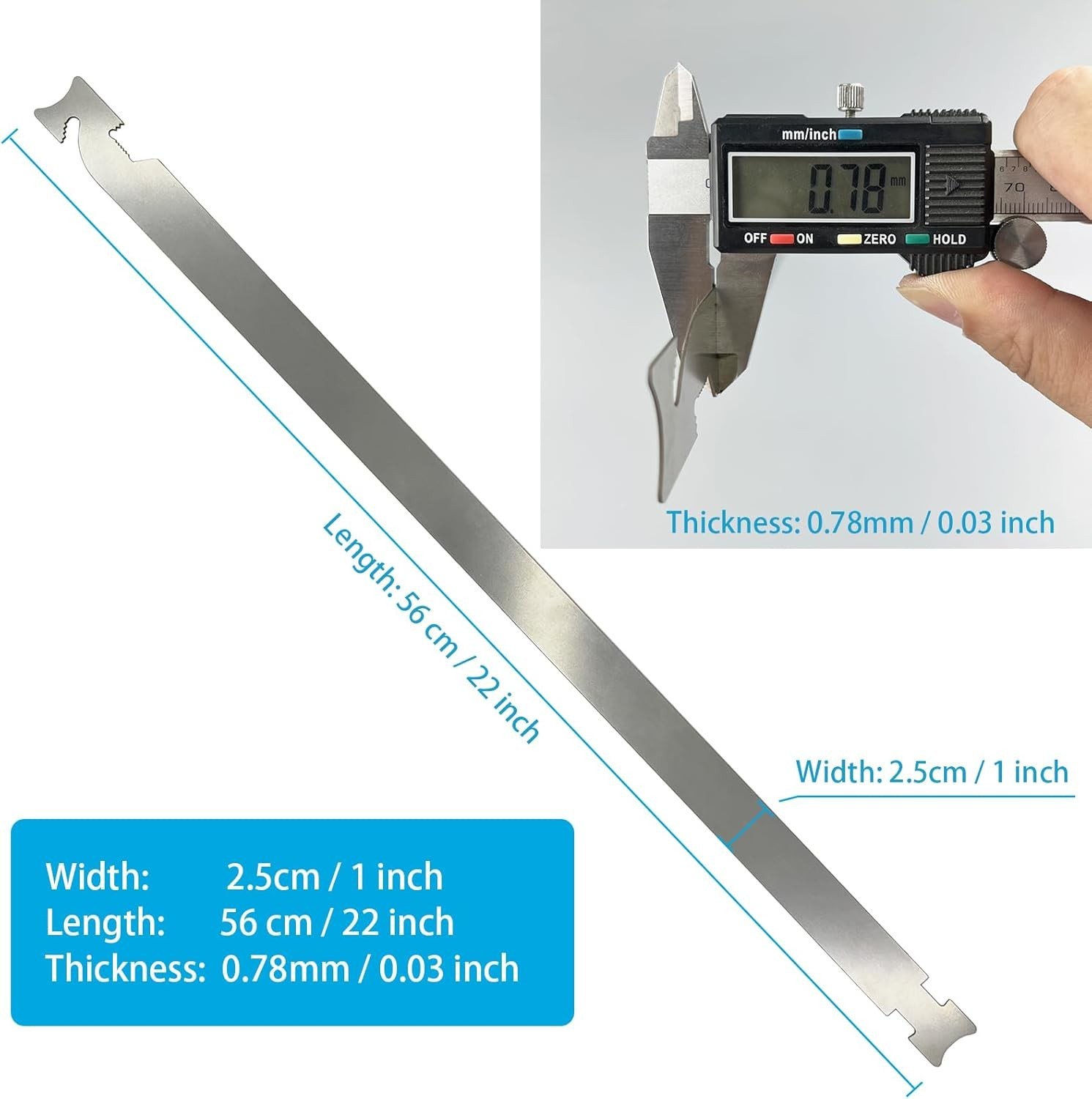 Emergency Auto Repair Tool 22 Inch Slim Thin Professional Car Tool Durable