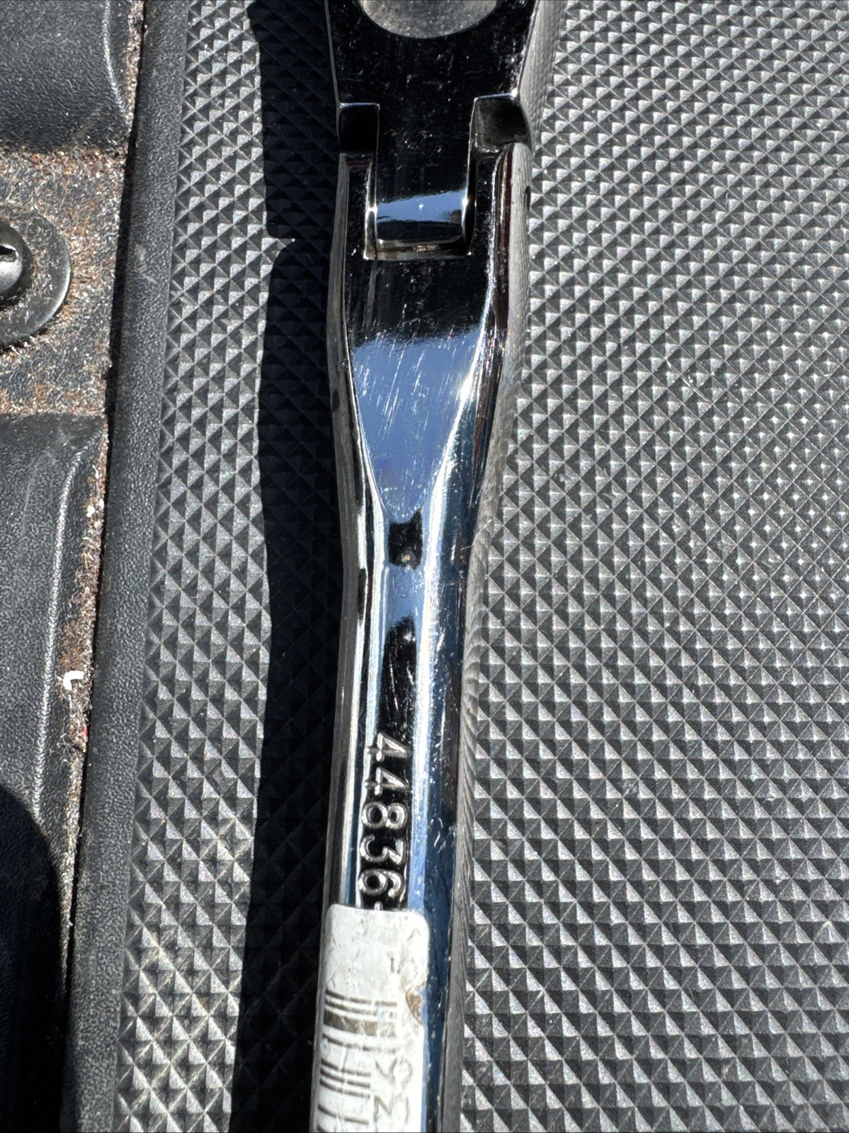 Sears Craftsman 12″ Flex Head Ratchet 3/8″ Drive Black 44836 Stickered USA Nos